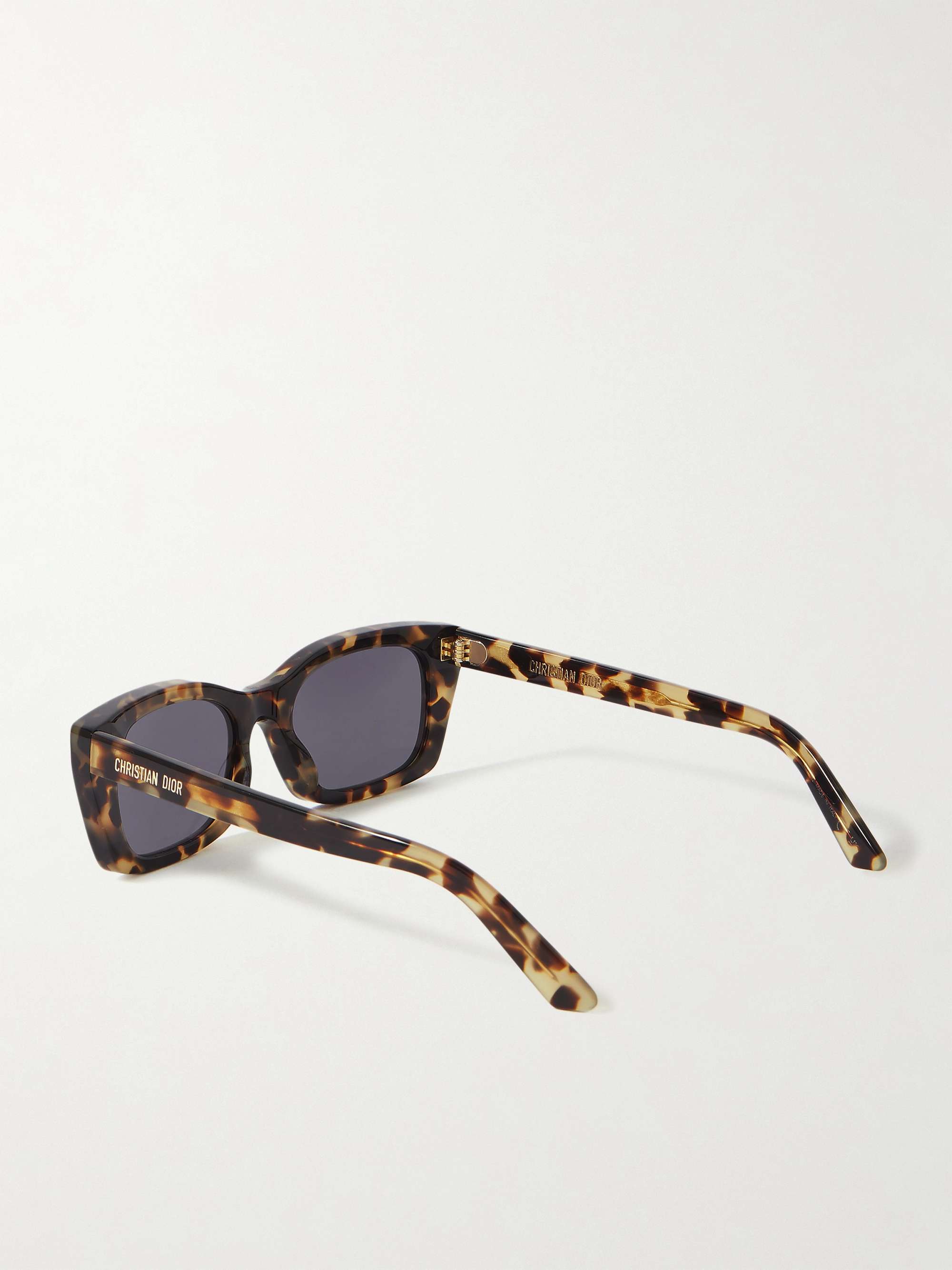 DIOR EYEWEAR DiorMidnight S3I square-frame tortoiseshell acetate sunglasses