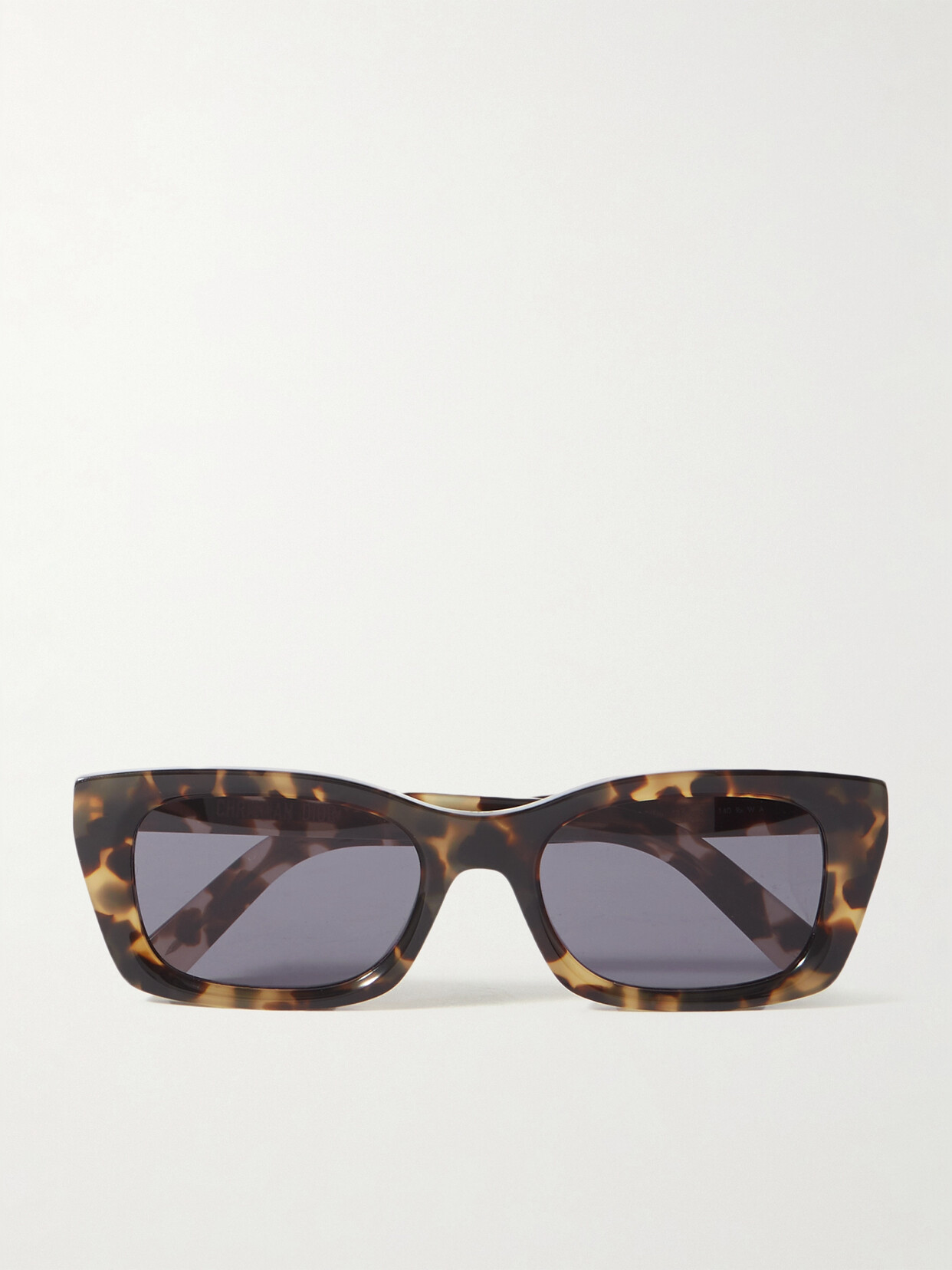 Dior Midnight Square-frame Tortoiseshell Acetate Sunglasses In Black