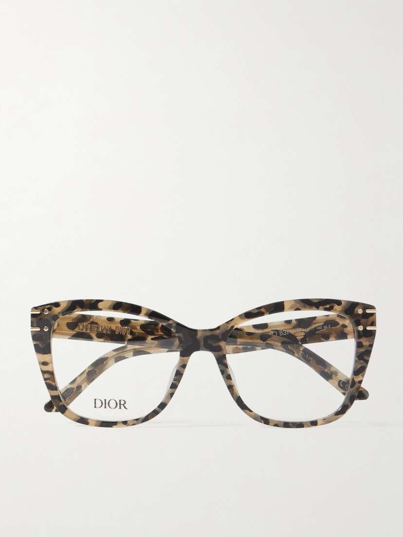 DIOR Eyewear Diorsignatureo B3i Signature Square-frame Tortoiseshell Acetate Optical Glasses