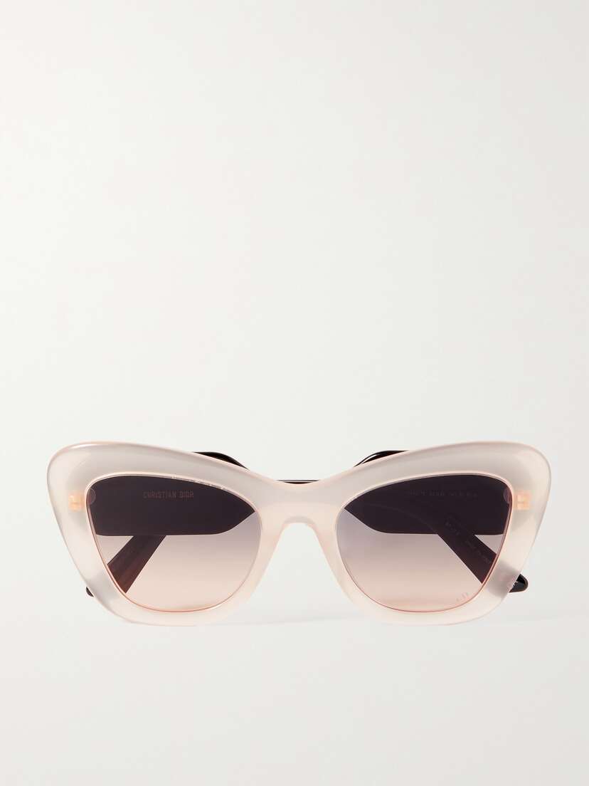 DIOR Eyewear Diorbobby B1u Cat-eye Acetate And Gold-tone Sunglasses