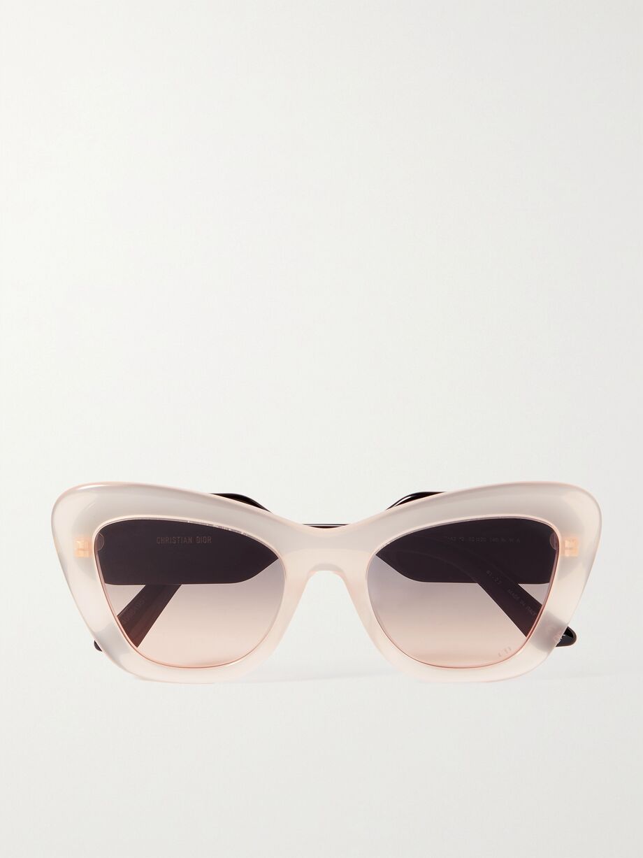 Bobby cat-eye acetate and gold-tone sunglasses Dior