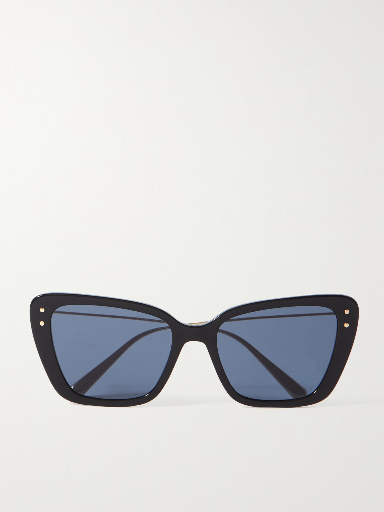 Shop Dior Miss B5i Cat-eye Acetate And Gold-tone Sunglasses In Black