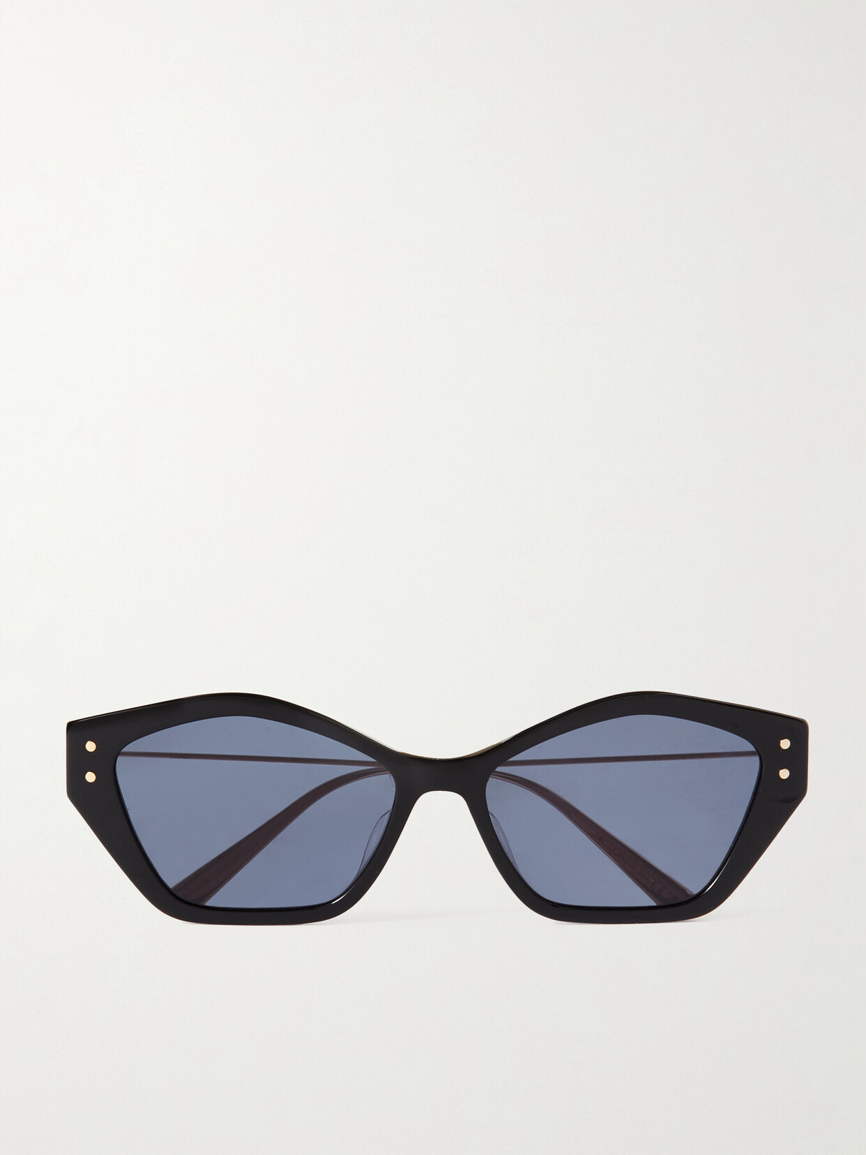 DIOR Eyewear - Missdior S1u Cat-eye Acetate And Gold-tone Sunglasses - Black