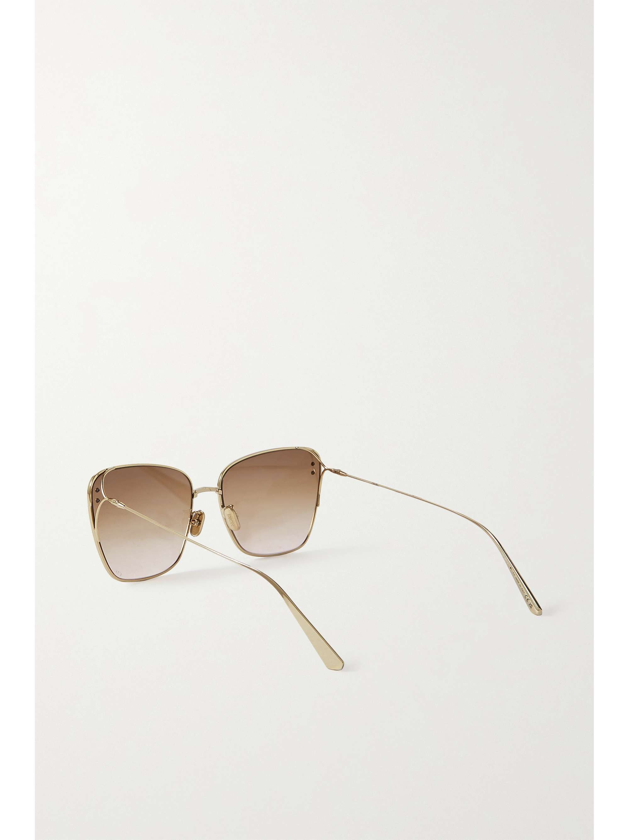 DIOR EYEWEAR MissDior B2U square-frame gold-tone sunglasses