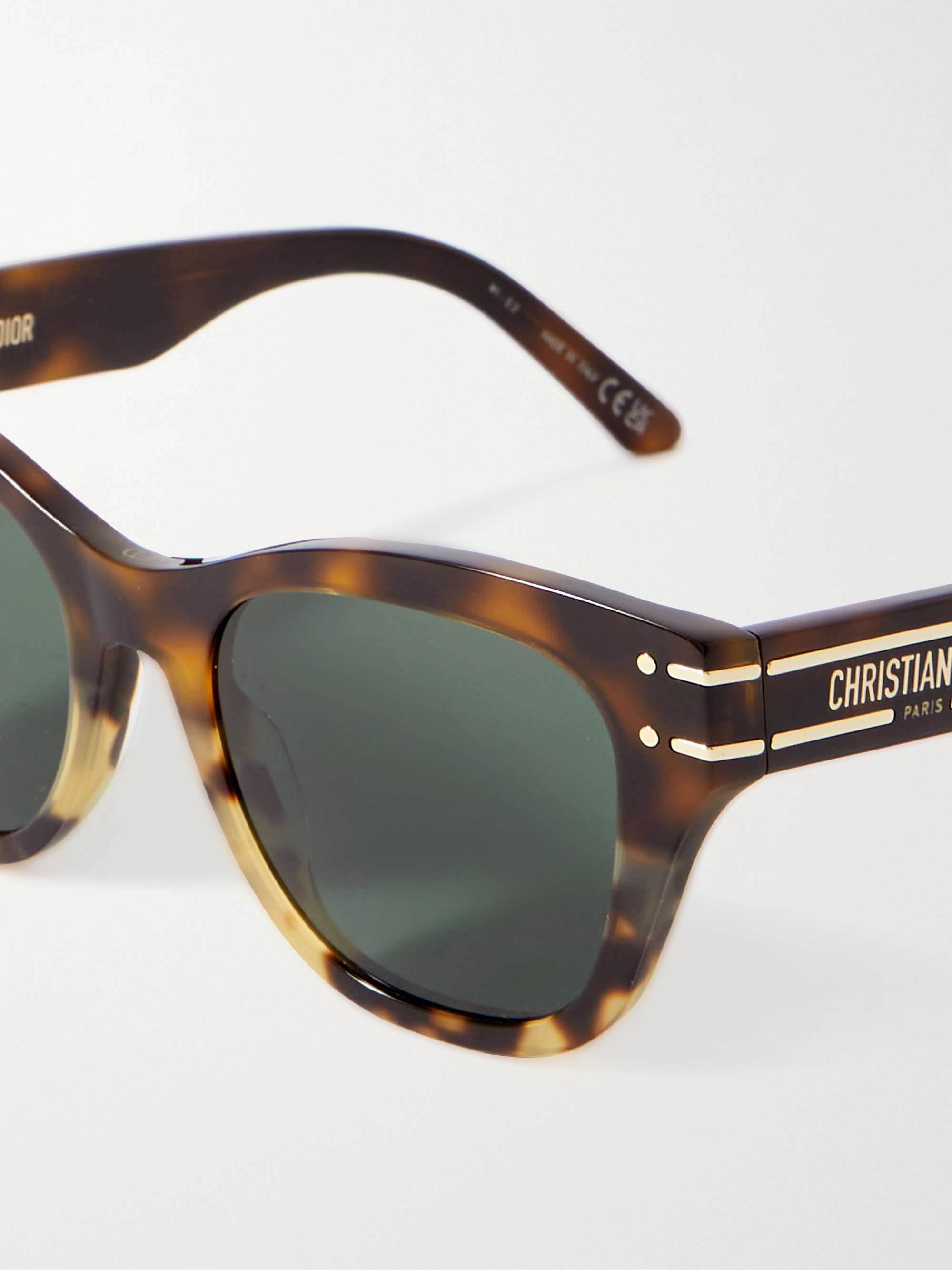 DIOR EYEWEAR DiorSignature B4I square-frame tortoiseshell acetate sunglasses