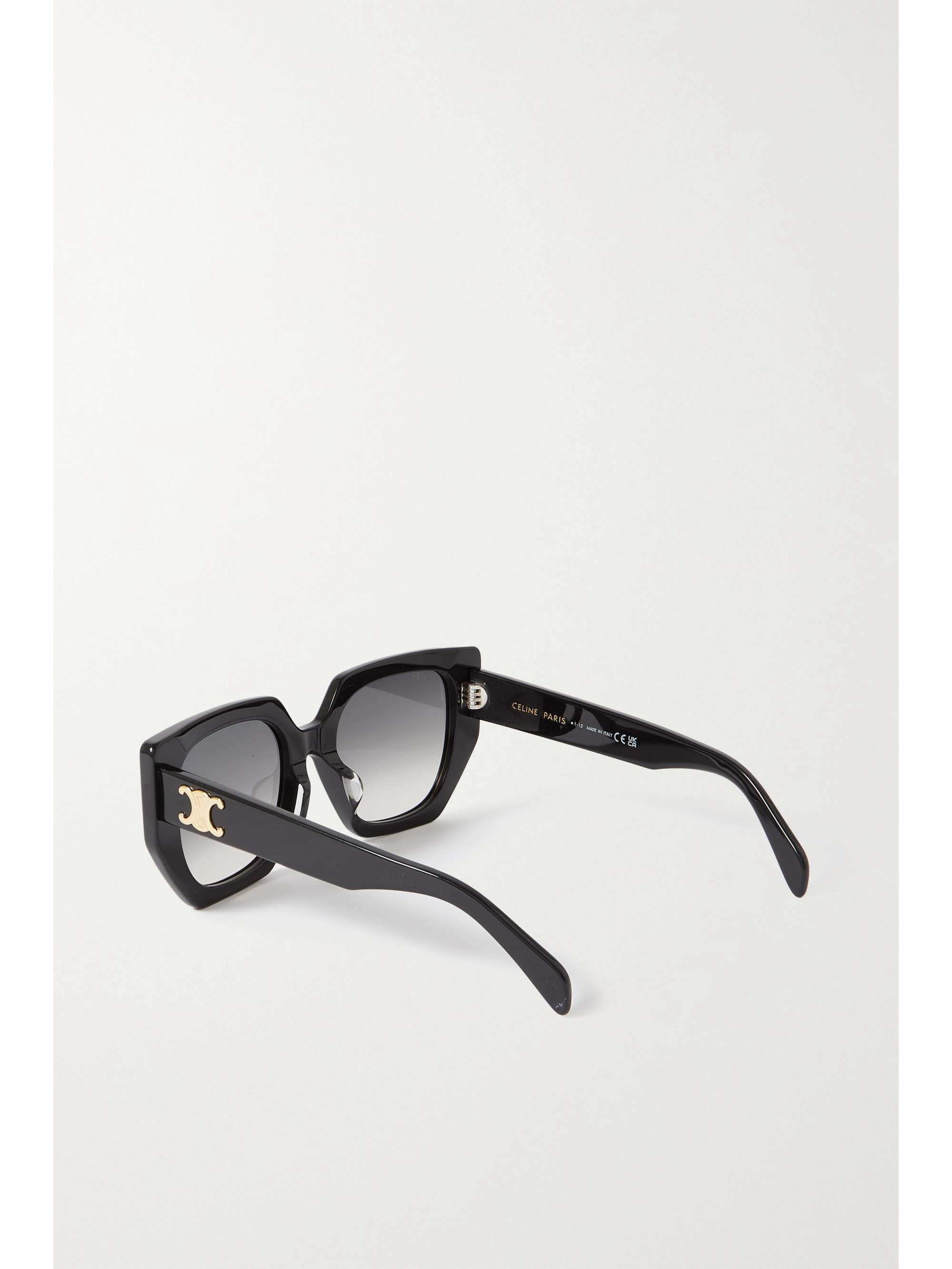 CELINE EYEWEAR Triomphe oversized square-frame acetate sunglasses | NET ...