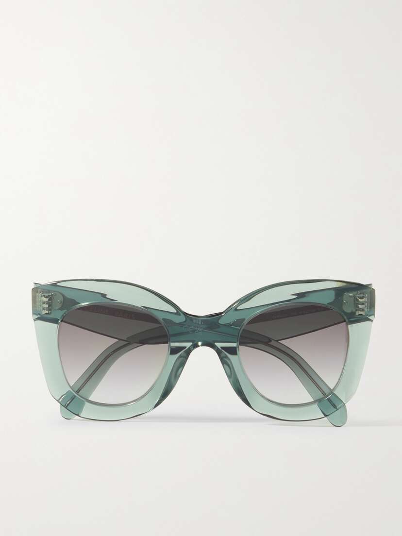CELINE Eyewear Oversized Cat-eye Acetate Sunglasses