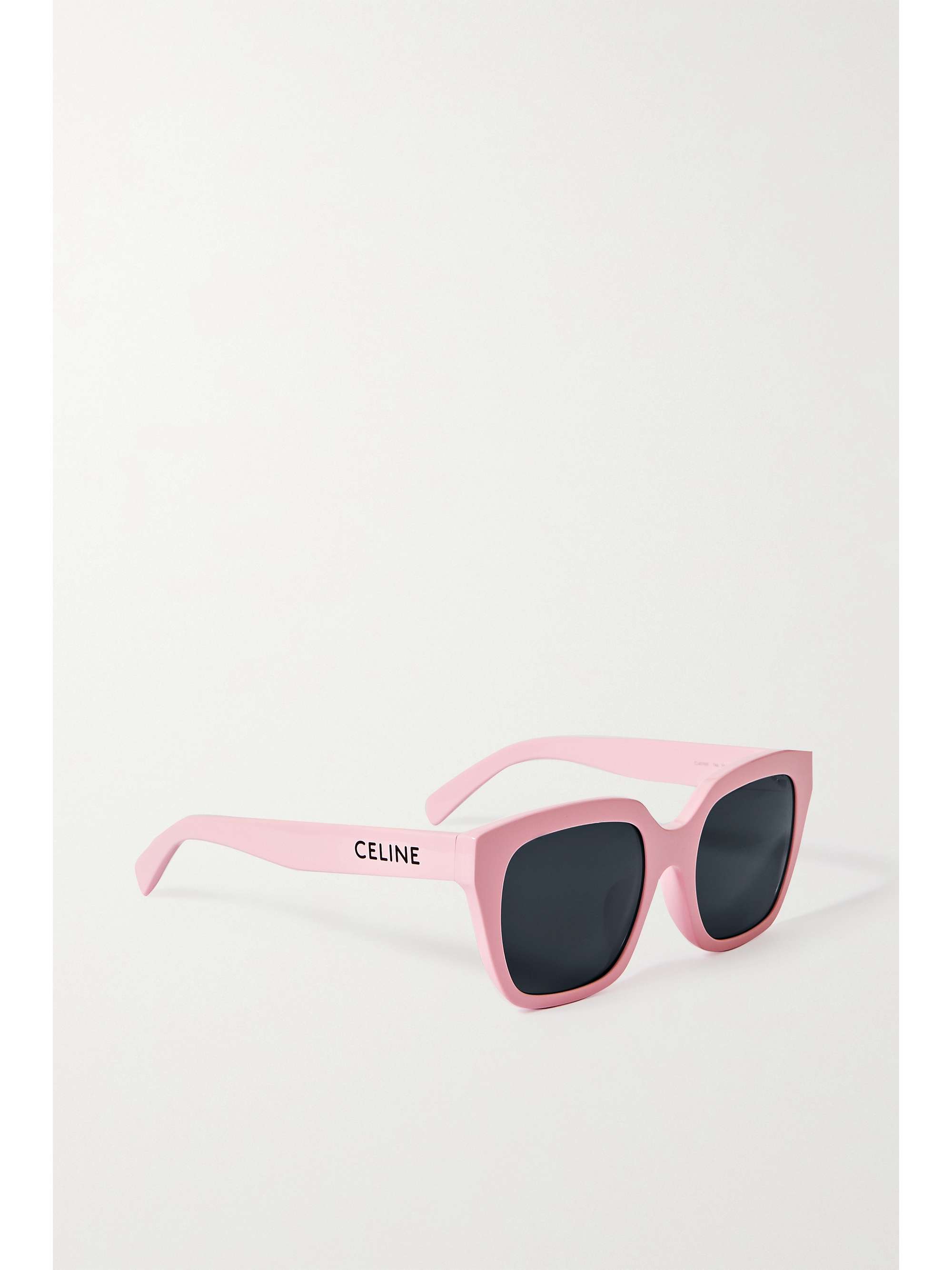 CELINE EYEWEAR Oversized square-frame acetate sunglasses