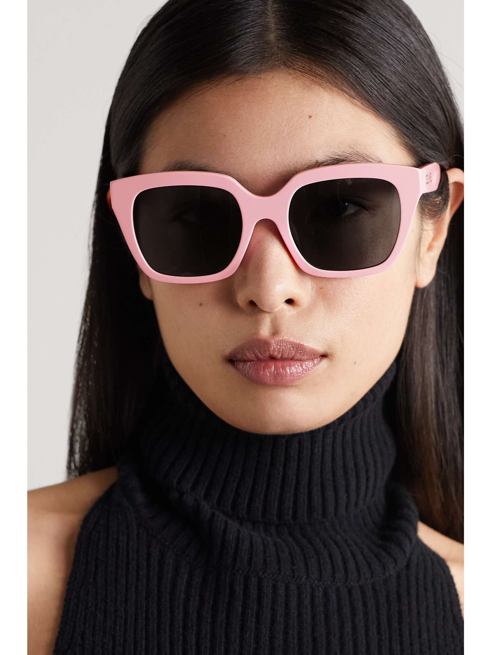 Celine Oversized Square Acetate Sunglasses