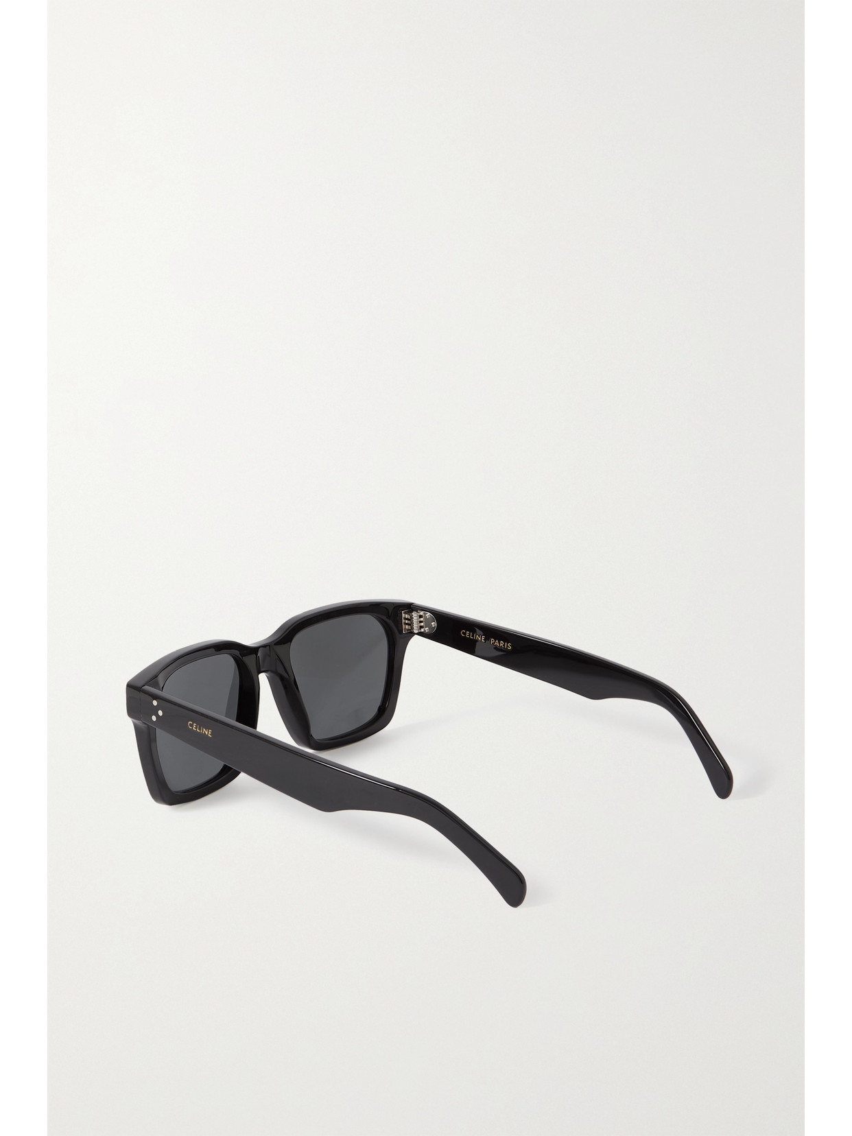 Shop Celine Oversized Square-frame Acetate Sunglasses In Black