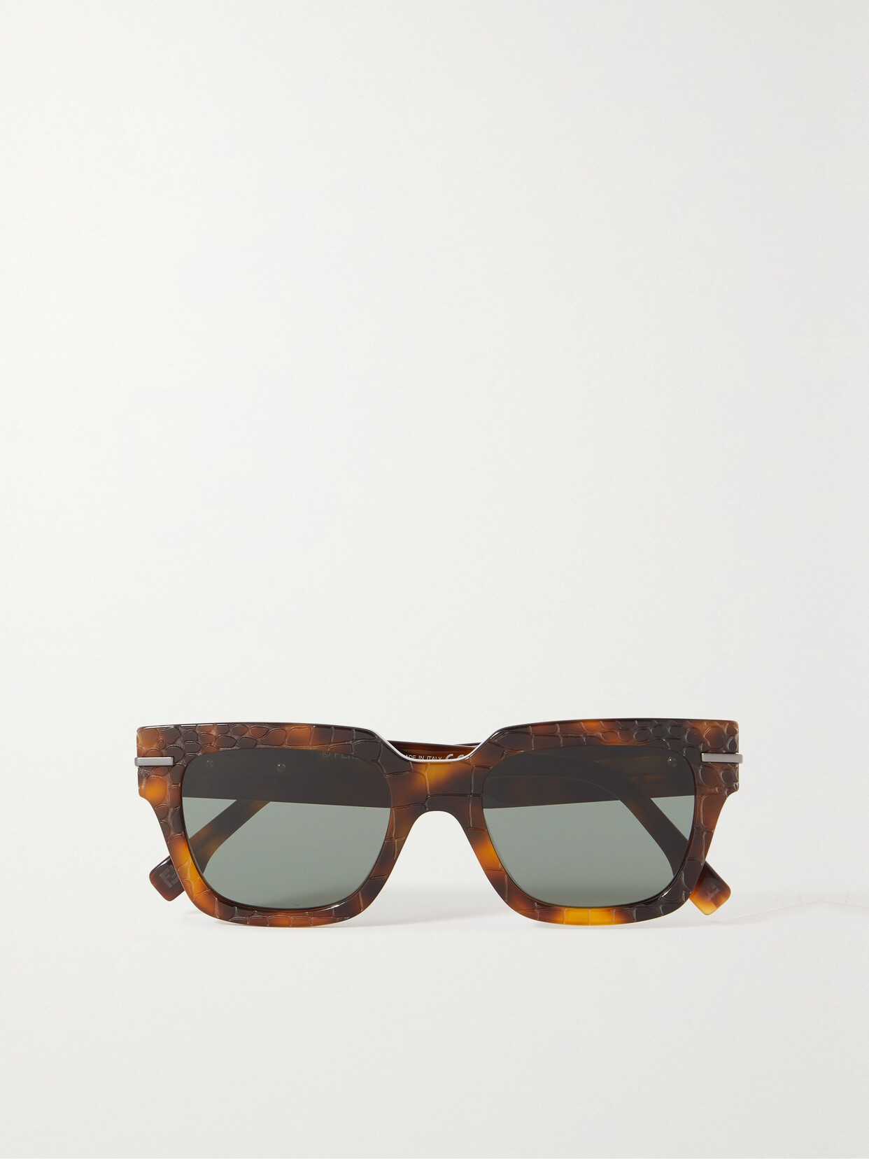 Fendi - Fendigraphy Square-frame Tortoiseshell Acetate Sunglasses - one size