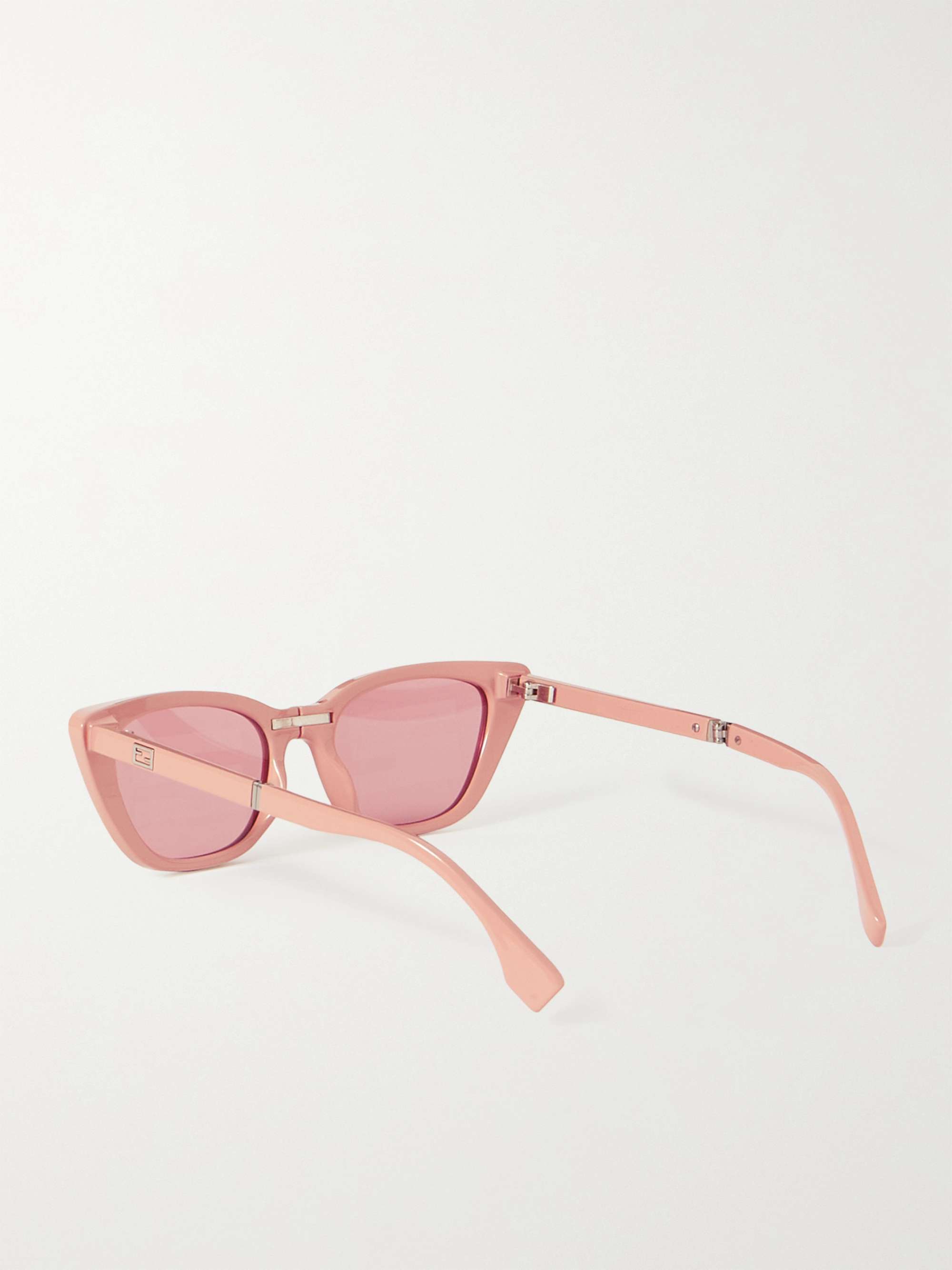 FENDI EYEWEAR Baguette cat-eye acetate sunglasses