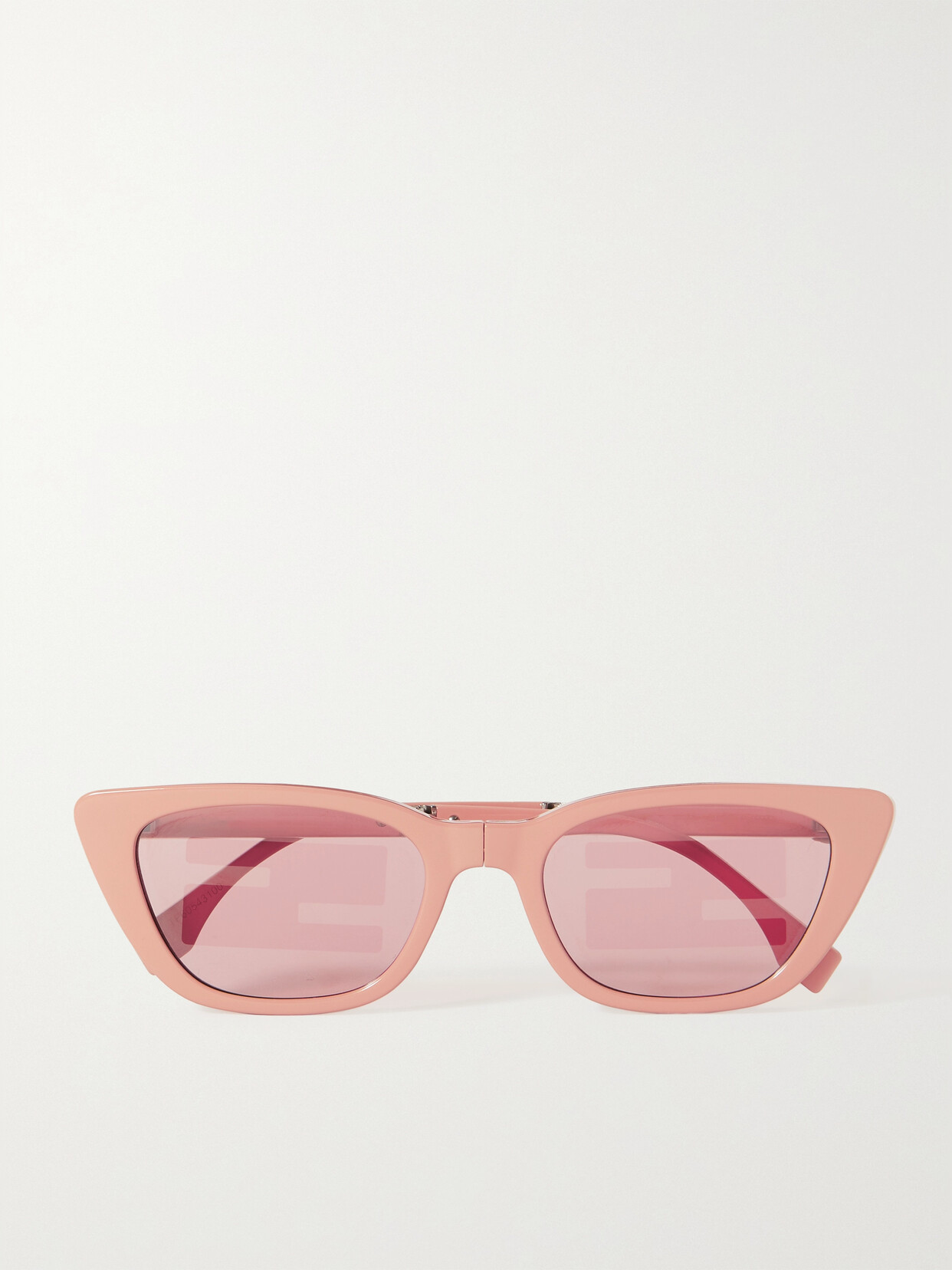FENDI EYEWEAR - Baguette Cat-eye Acetate Sunglasses - Pink