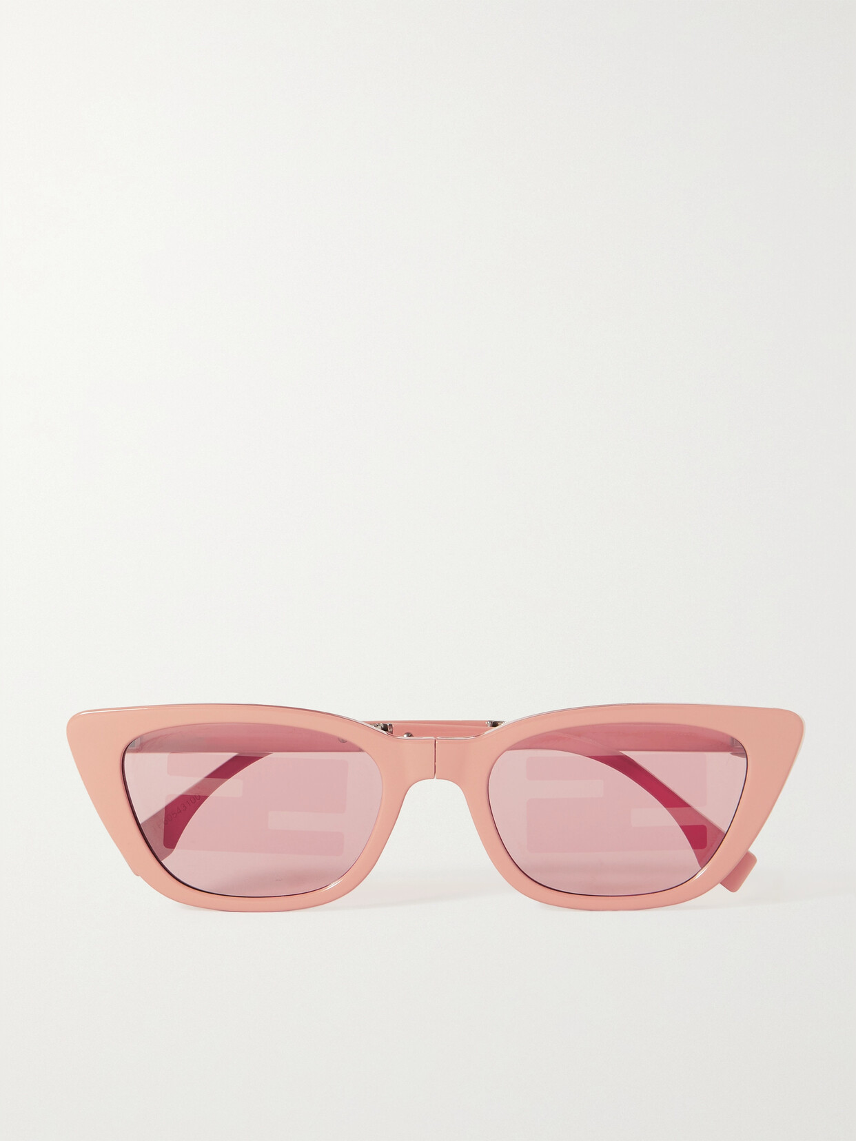 Fendi - Baguette Cat-eye Acetate Sunglasses - Pink