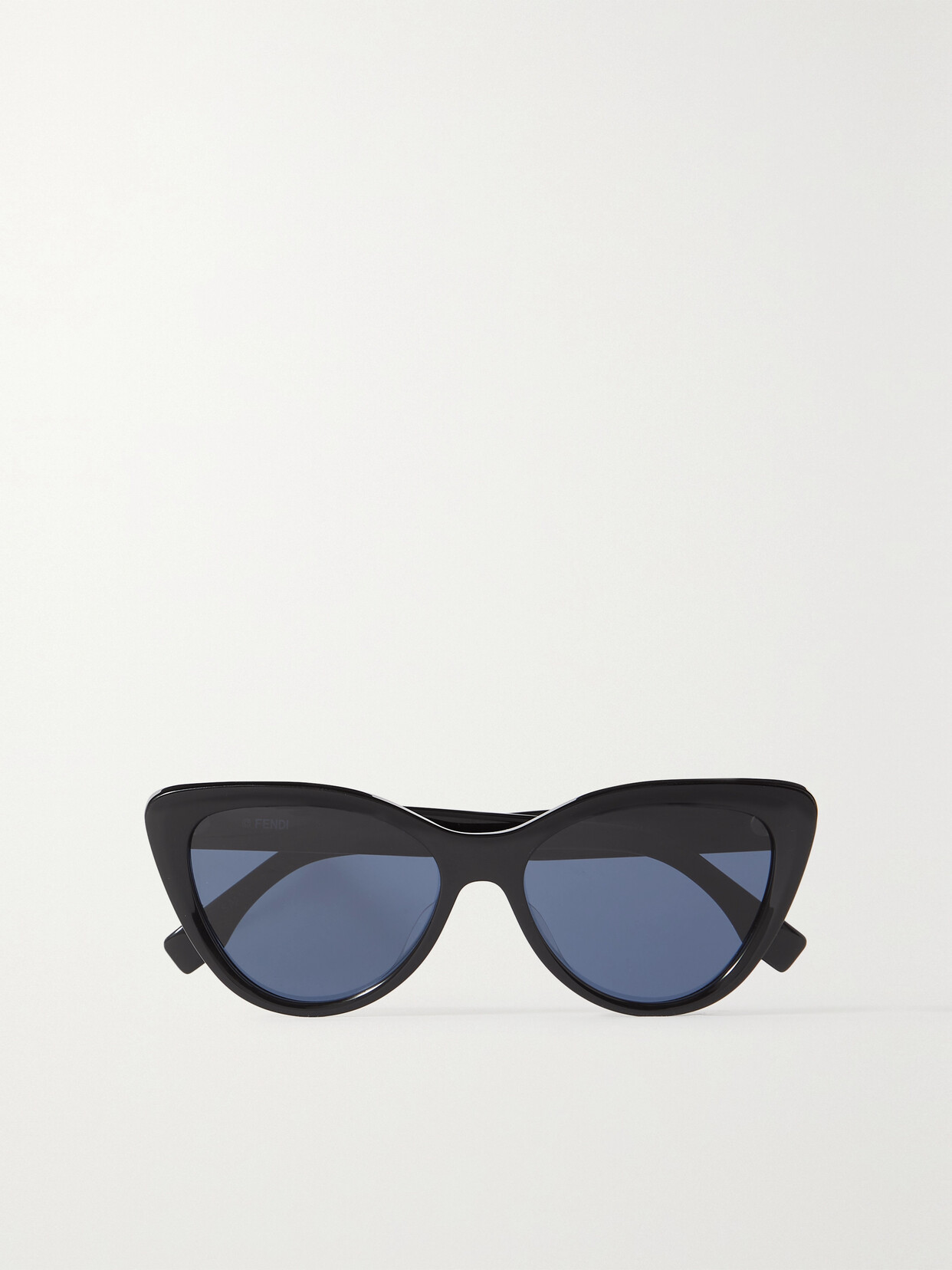 Shop Fendi Cat-eye Acetate Sunglasses In Black