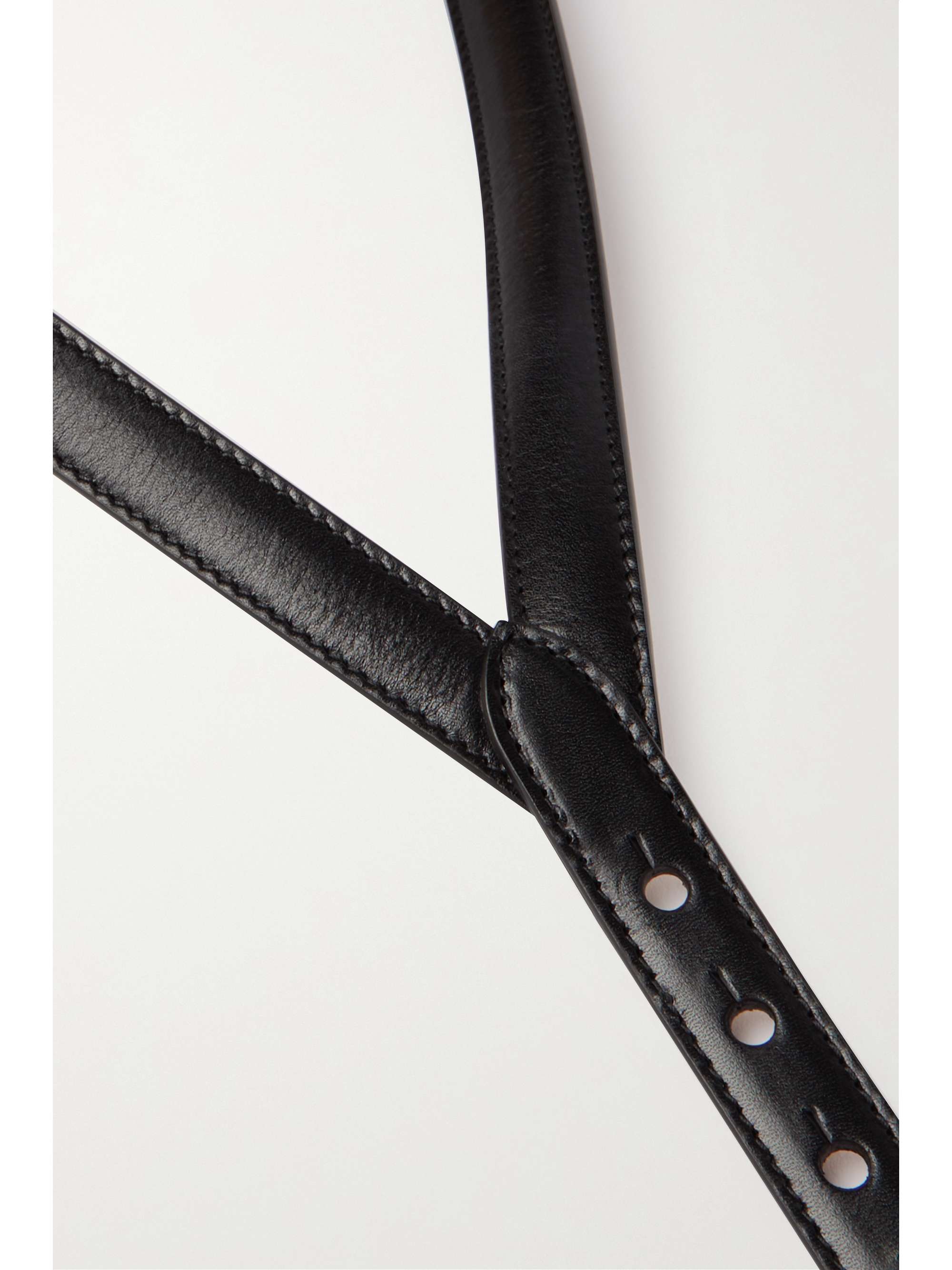ALEXANDER MCQUEEN Leather harness waist belt