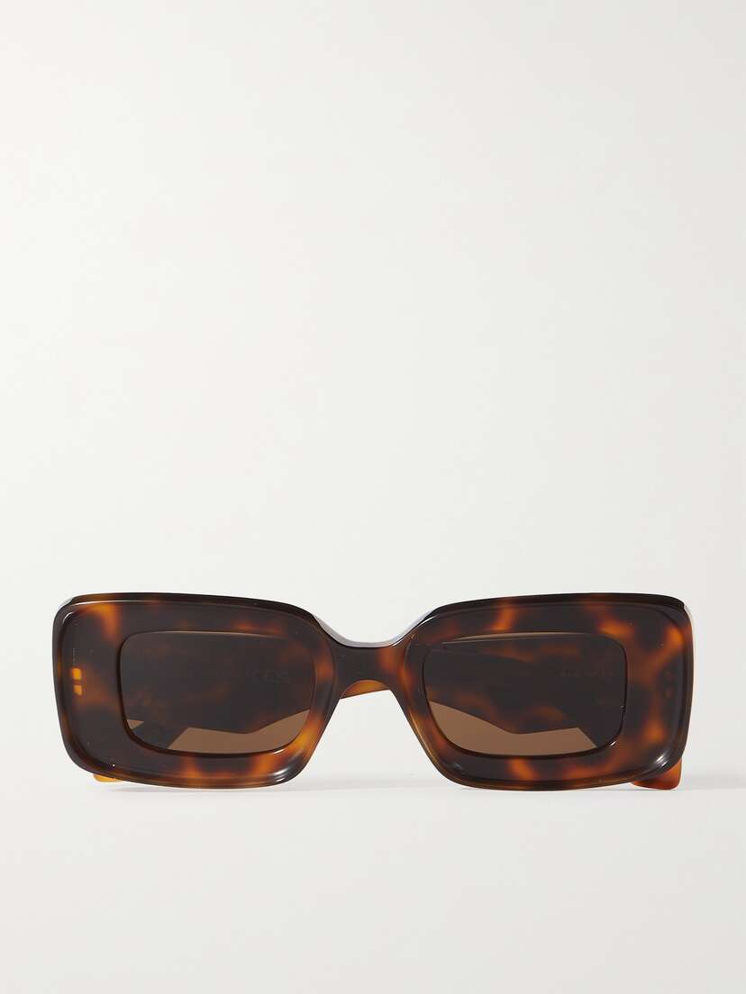 Loewe Square-frame Tortoiseshell Acetate Sunglasses