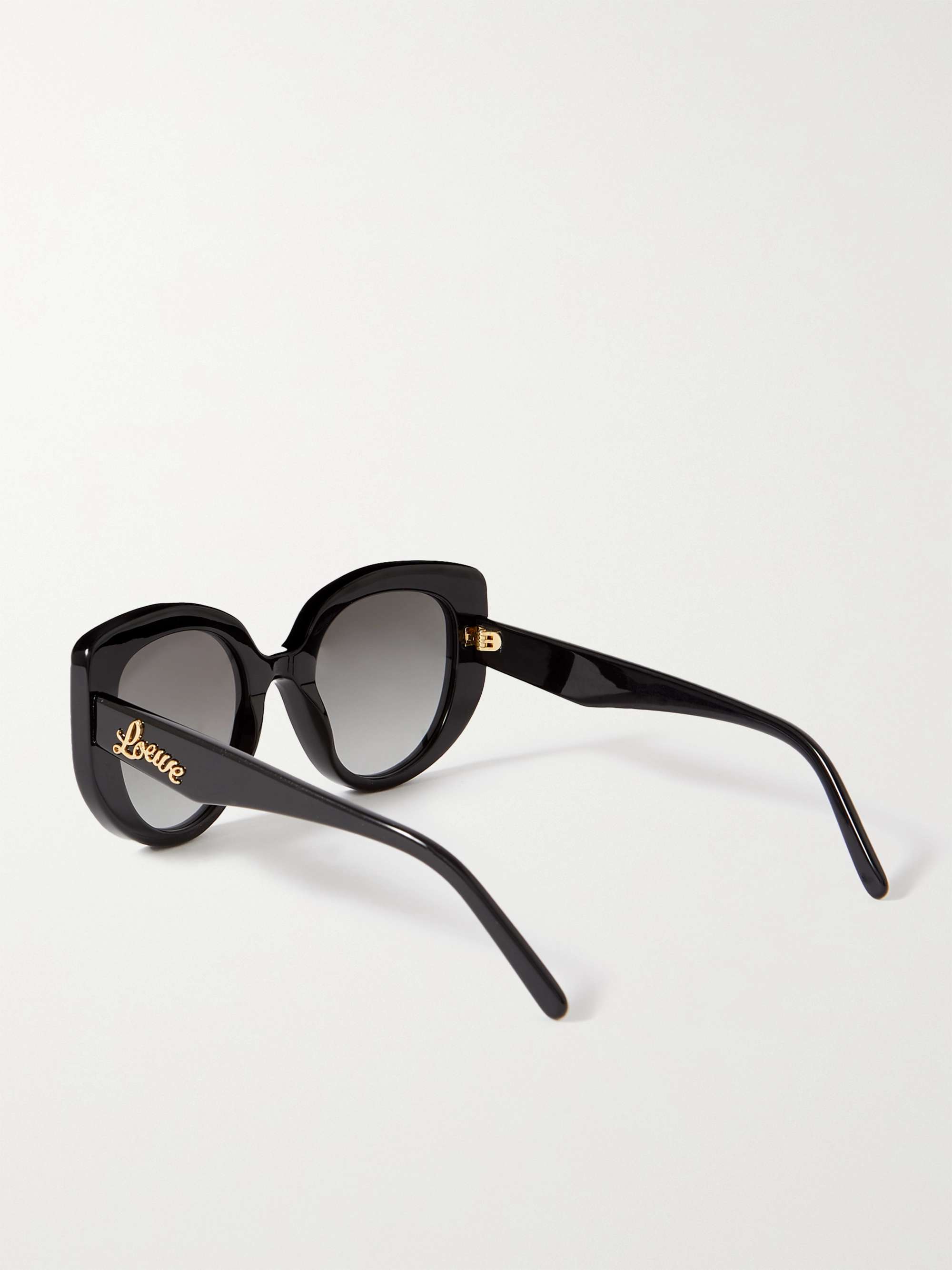 LOEWE EYEWEAR Oversized roundframe acetate sunglasses NETAPORTER