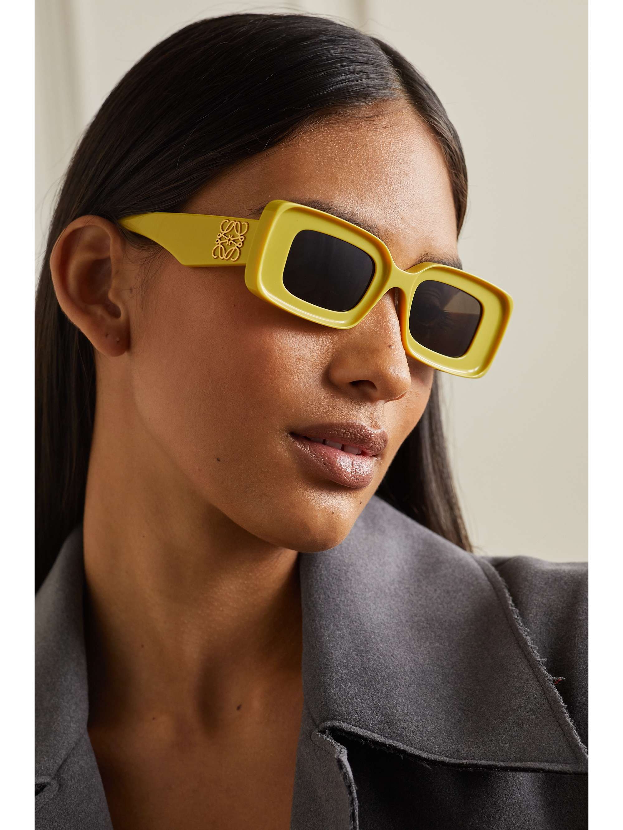 LOEWE EYEWEAR Square-frame acetate sunglasses