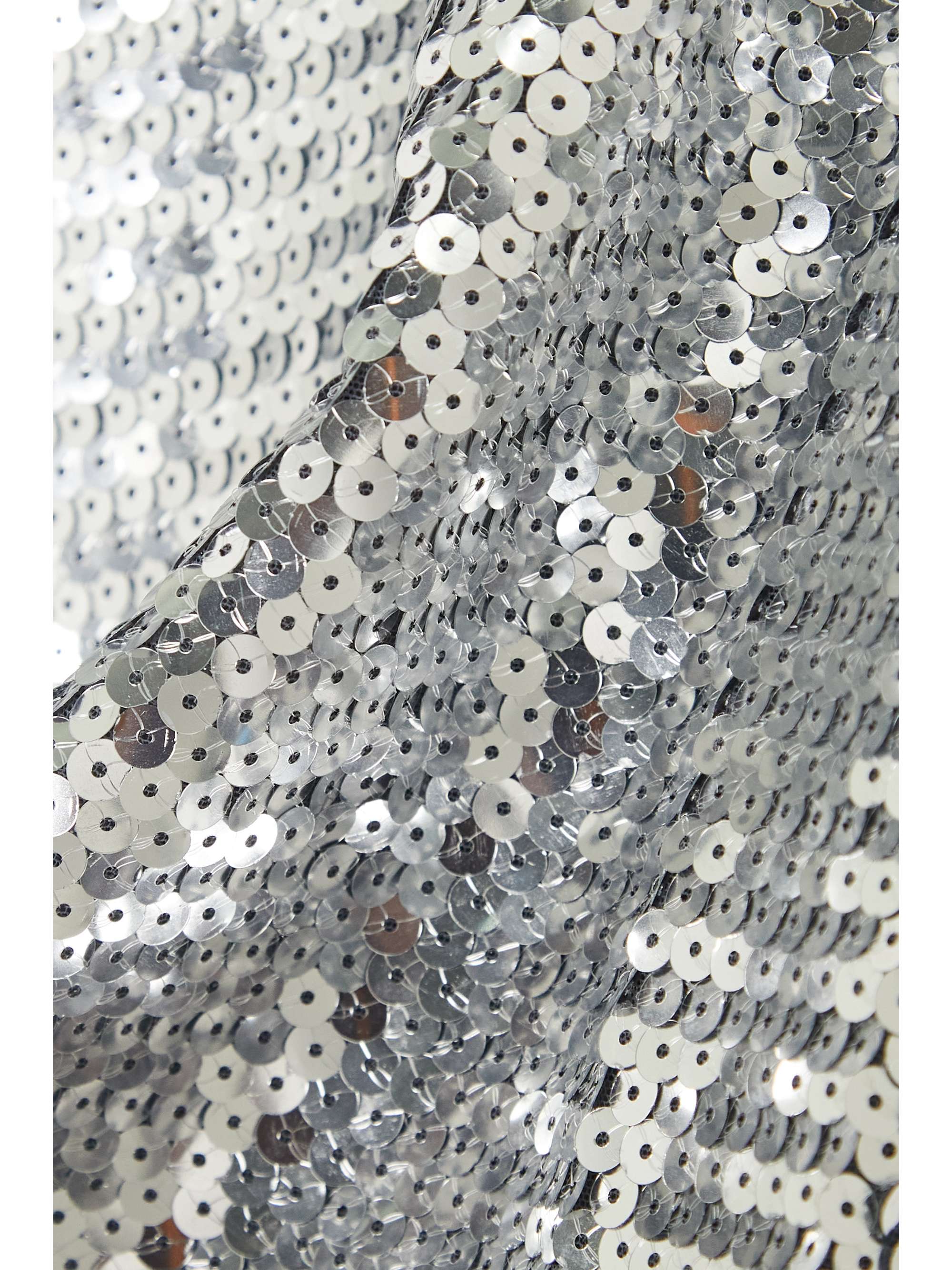 NENSI DOJAKA Embellished cutout sequined tulle mini dress