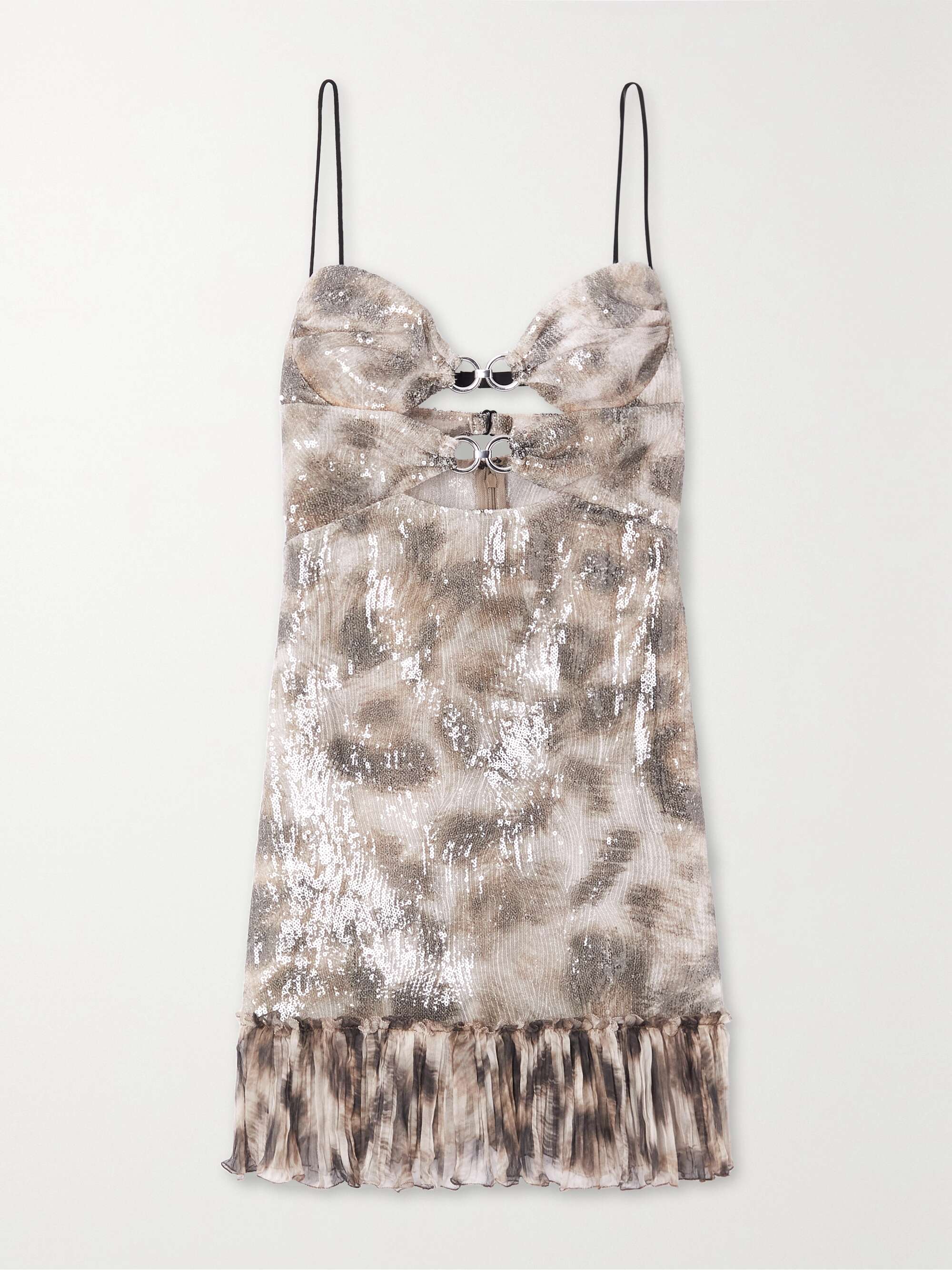 H&m leopard deals print slip dress
