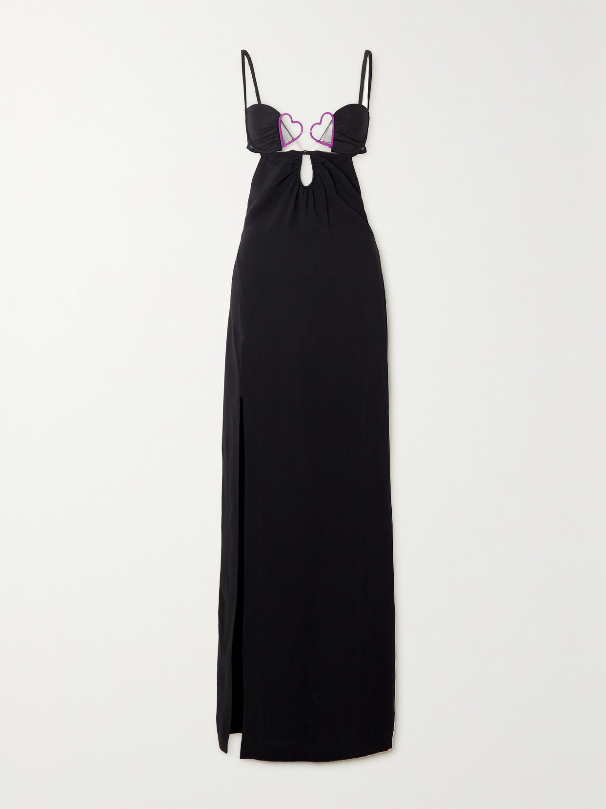 Nensi Dojaka Bustier-neck Sleeveless Gown In Black