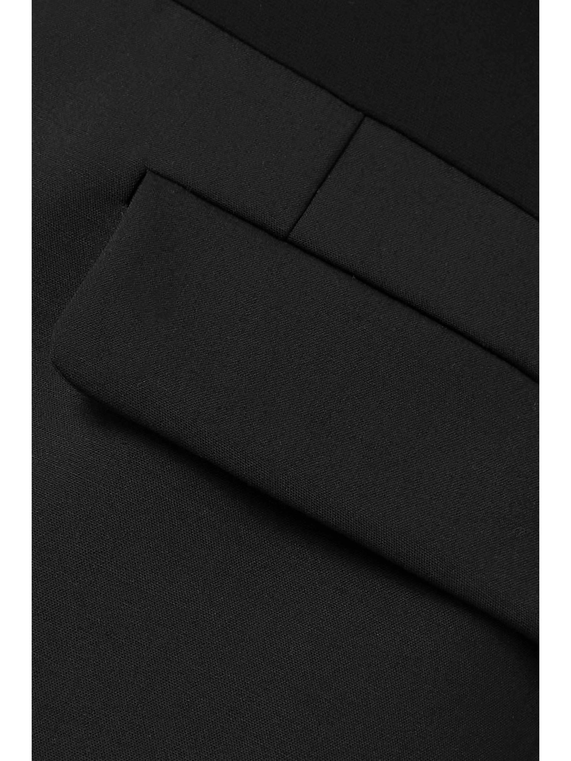 NENSI DOJAKA Stretch-wool, jersey and tulle mini dress