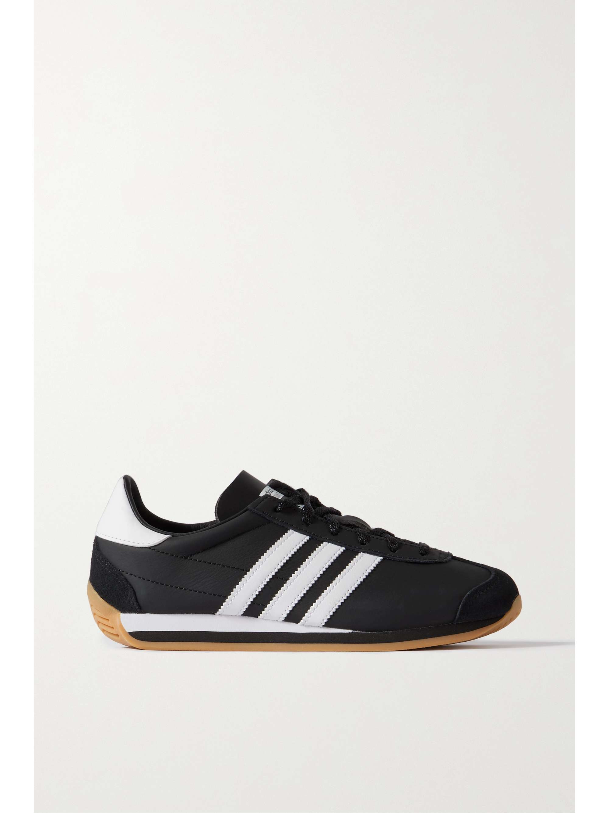 ADIDAS ORIGINALS OG suede-trimmed leather NET-A-PORTER