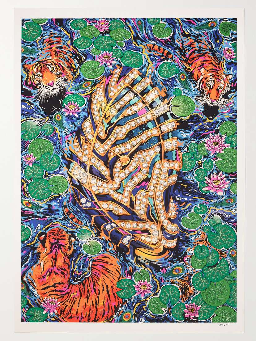 THE WATCH ANNUAL Tim Mcdonagh Ink Drawing And Print, 33.1" &times; 46.8"