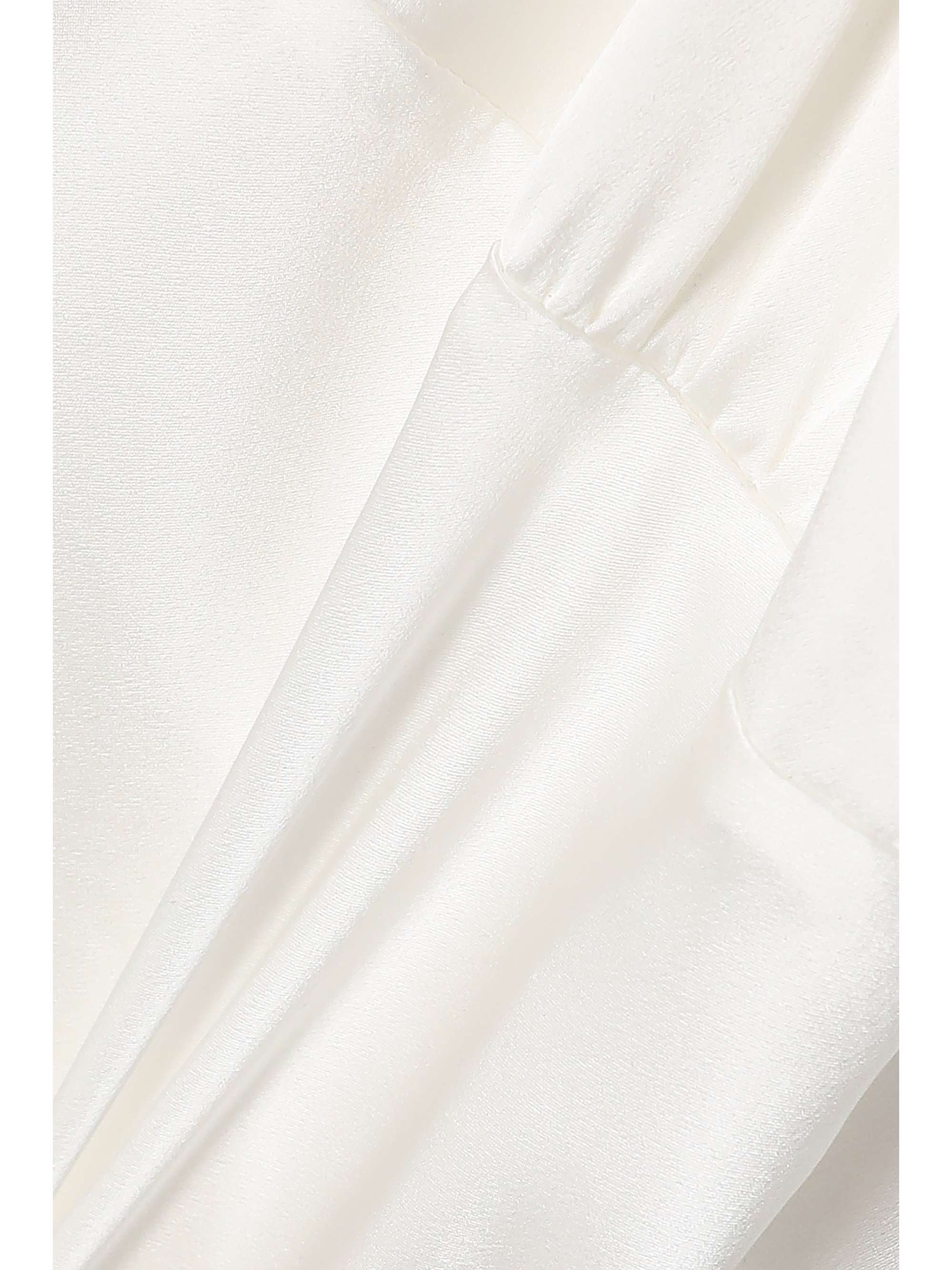 MAISON ESSENTIELE 90s It Girl lace-trimmed silk-satin chemise