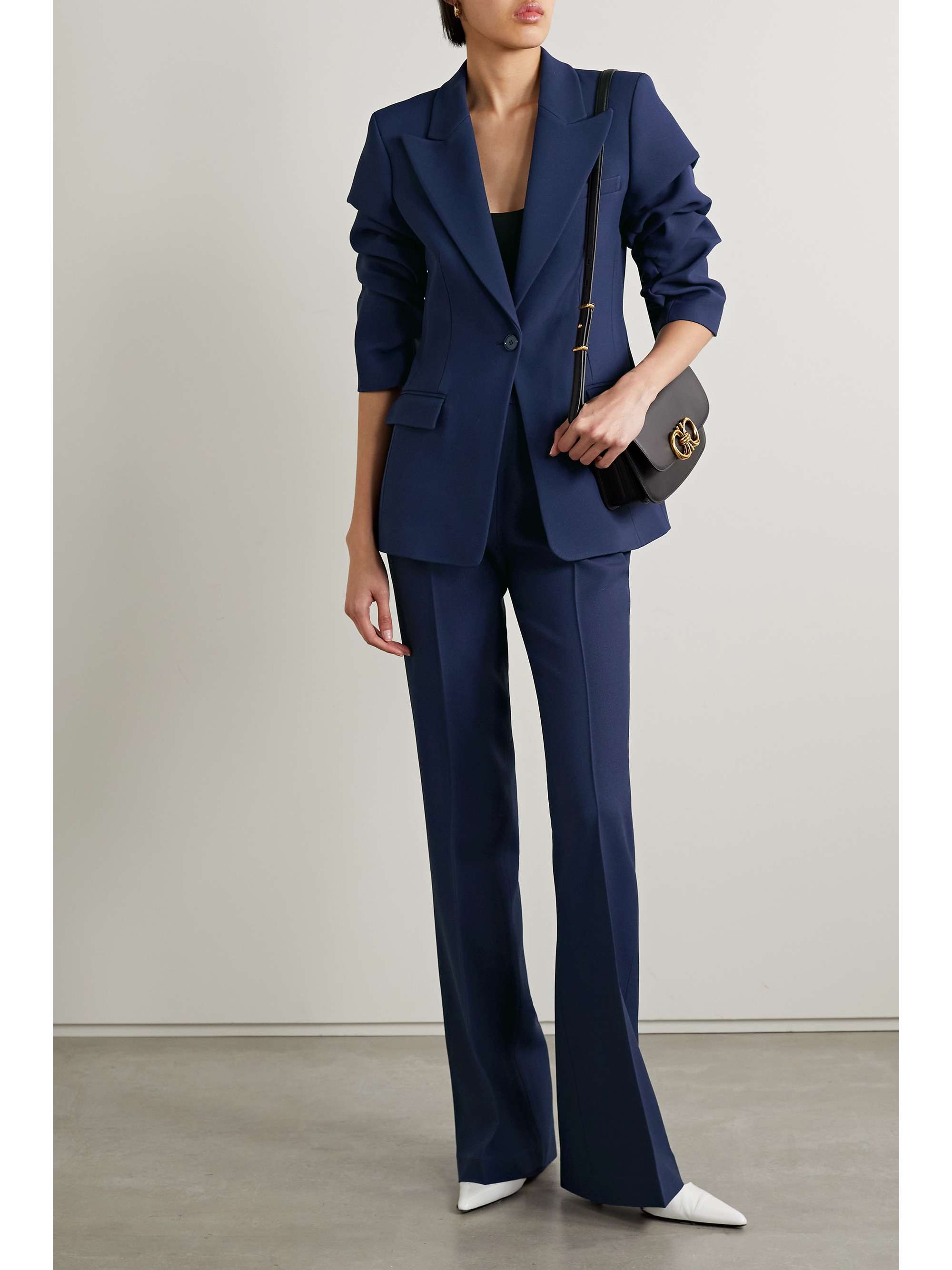 Michael kors blue blazer discount