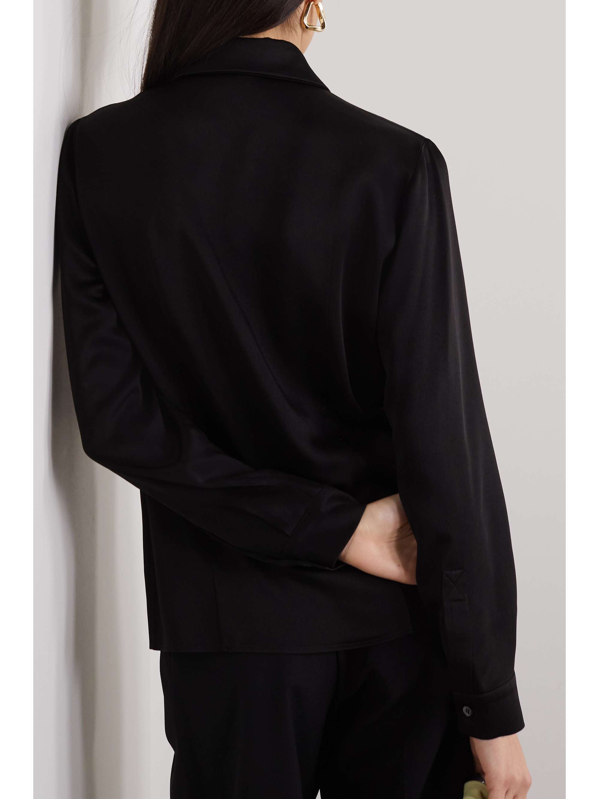 MICHAEL KORS COLLECTION Hansen charmeuse shirt