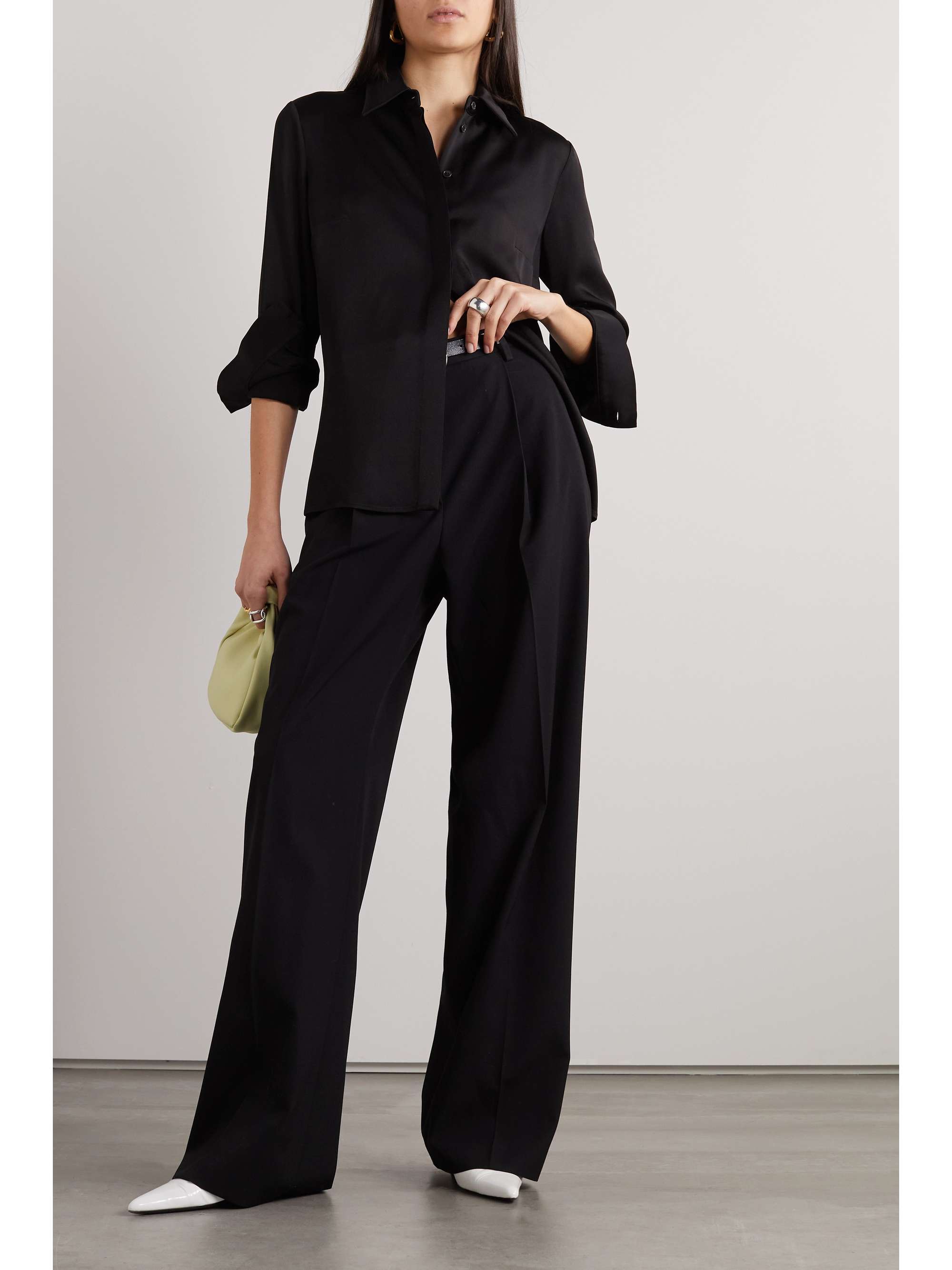 MICHAEL KORS COLLECTION Hansen charmeuse shirt