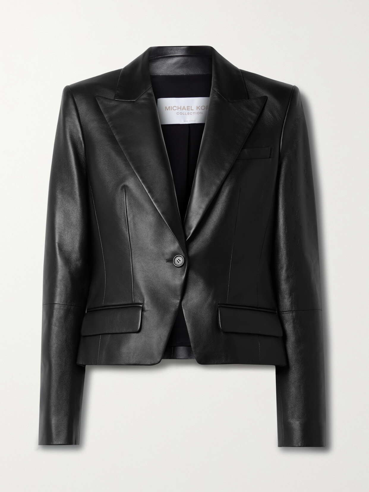 Michael Kors Collection - Leather Blazer - Black