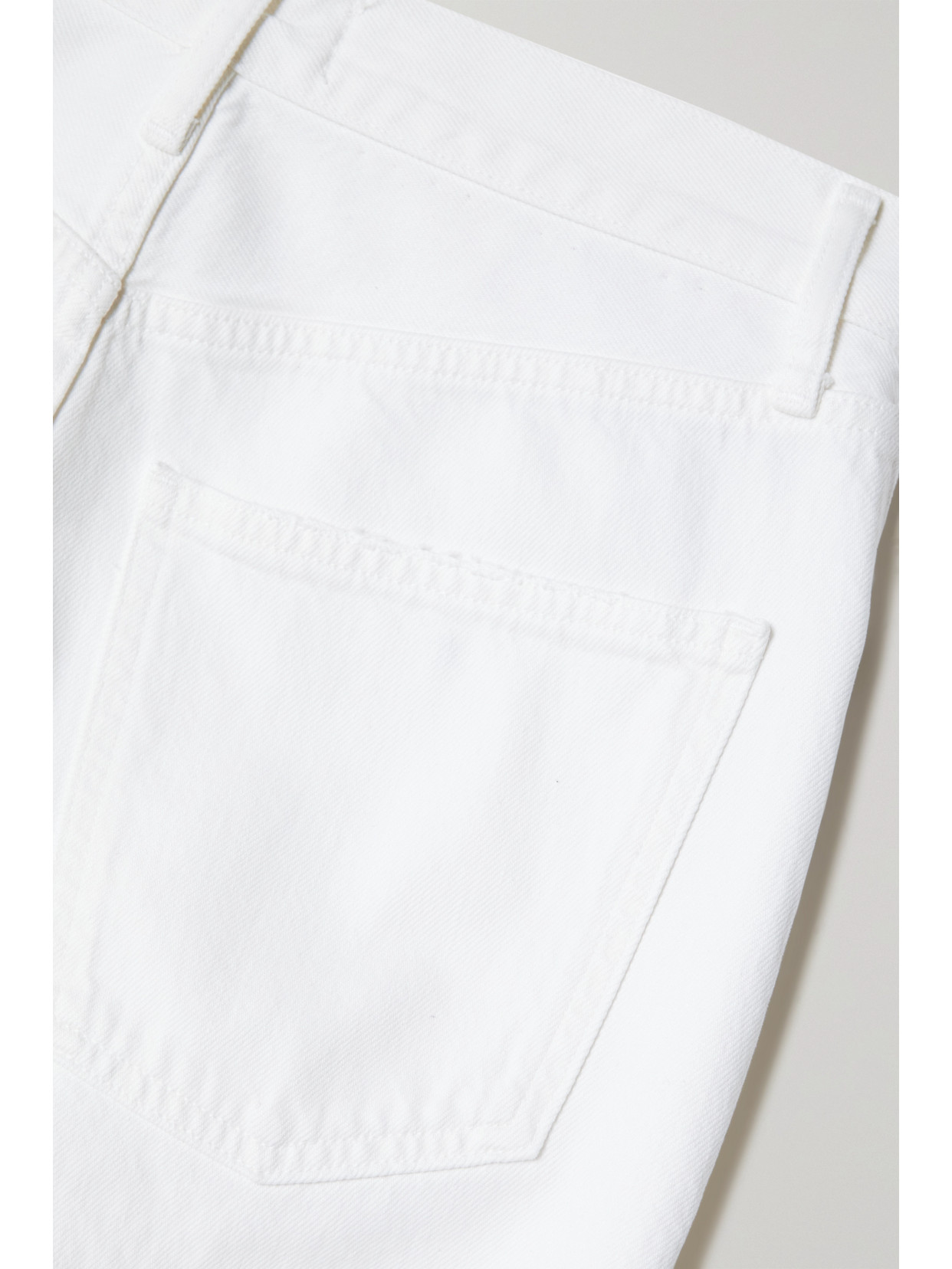 Shop Agolde + Net Sustain '90s Pinch Waist High-rise Straight-leg Organic Jeans In White