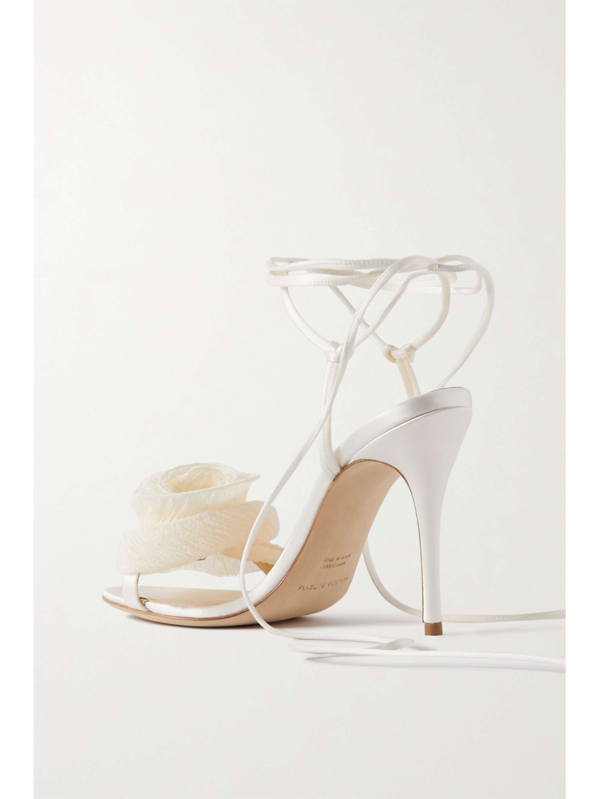 MAGDA BUTRYM Embellished satin sandals