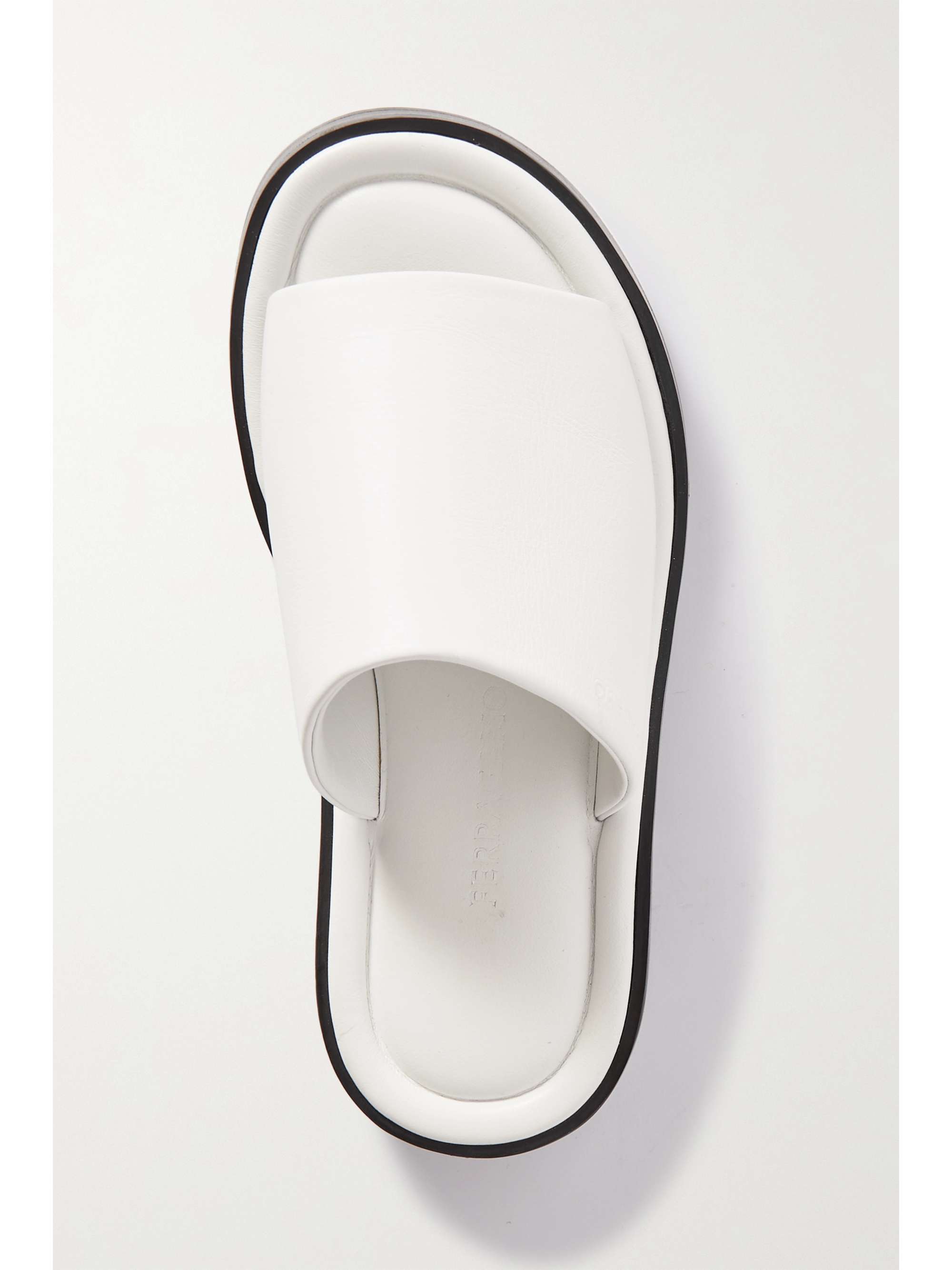FERRAGAMO Giunone leather slides