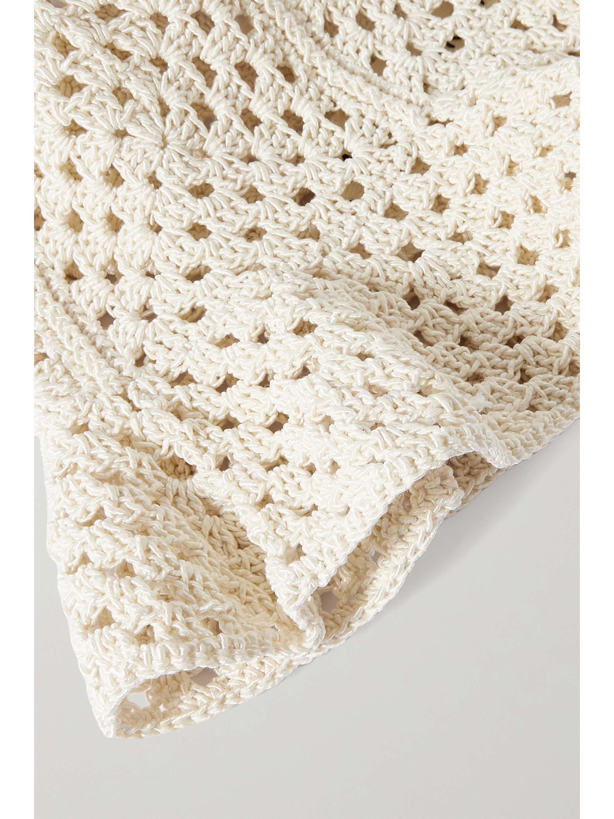 MAGDA BUTRYM Crocheted cotton-blend bucket hat