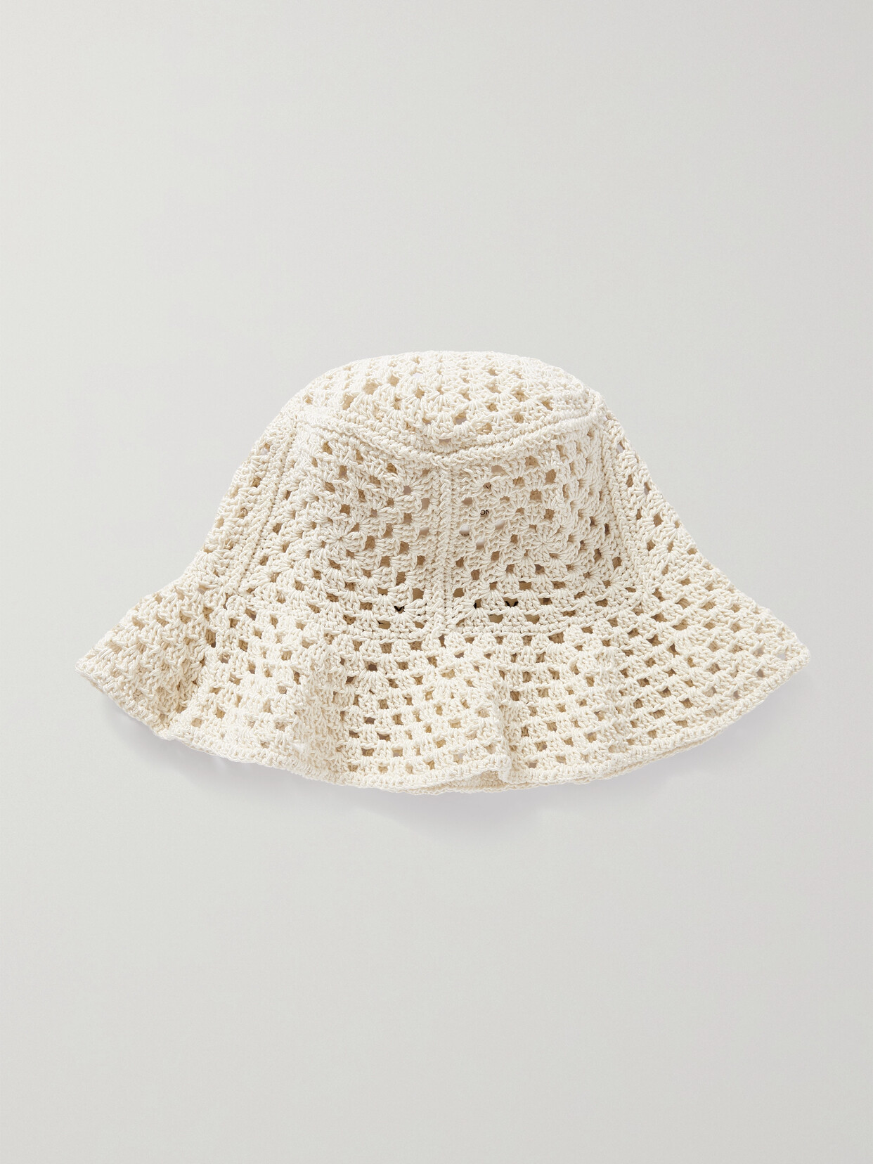 Magda Butrym Crocheted Cotton-blend Bucket Hat