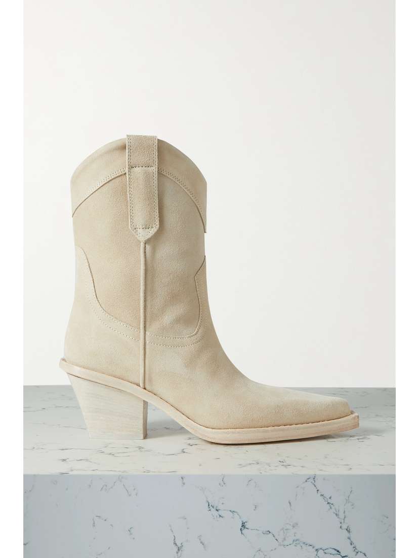 Paris Texas Dakota Suede Cowboy Boots