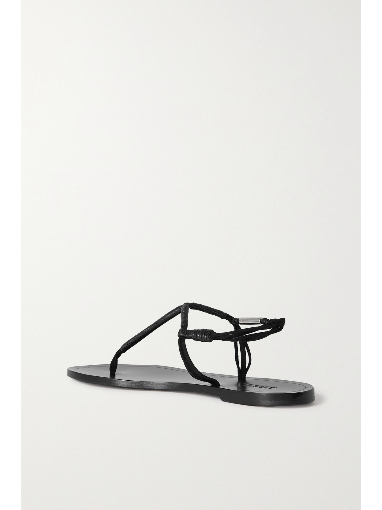 Isabel Marant Juha Leather Sandals In Black