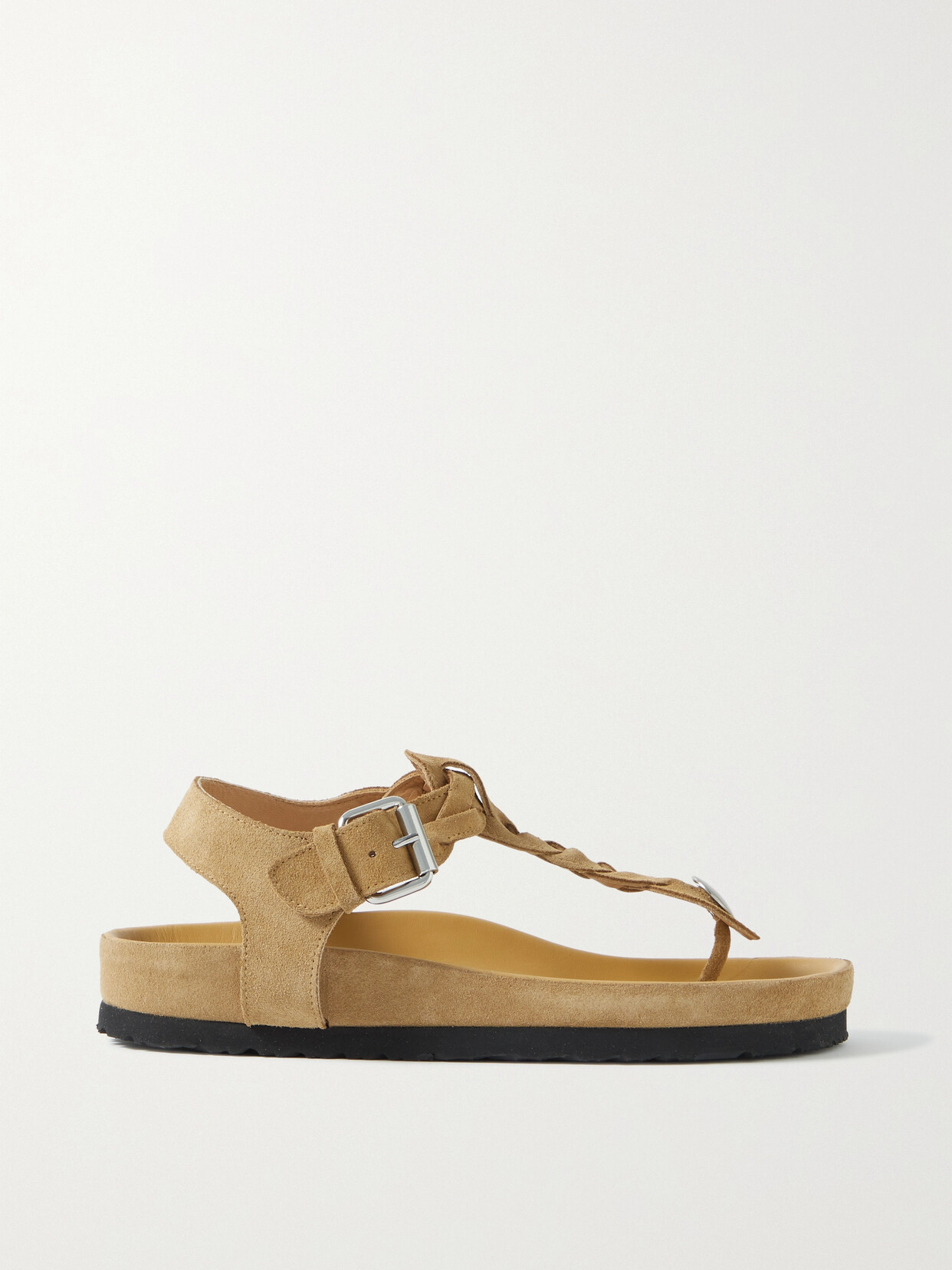 Isabel Marant - Brook Braided Suede Sandals - Brown