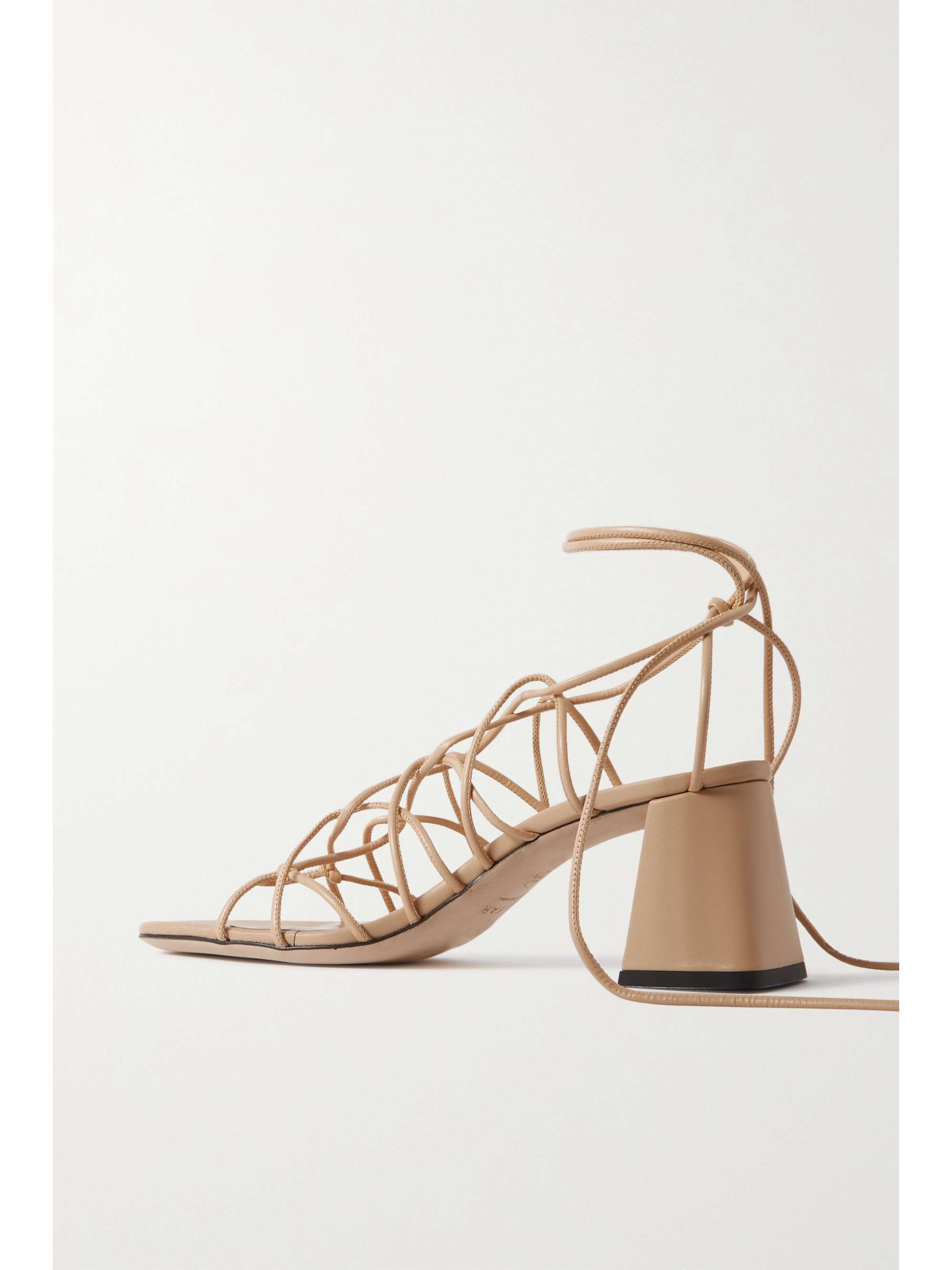 BY FAR Alexander leather sandals