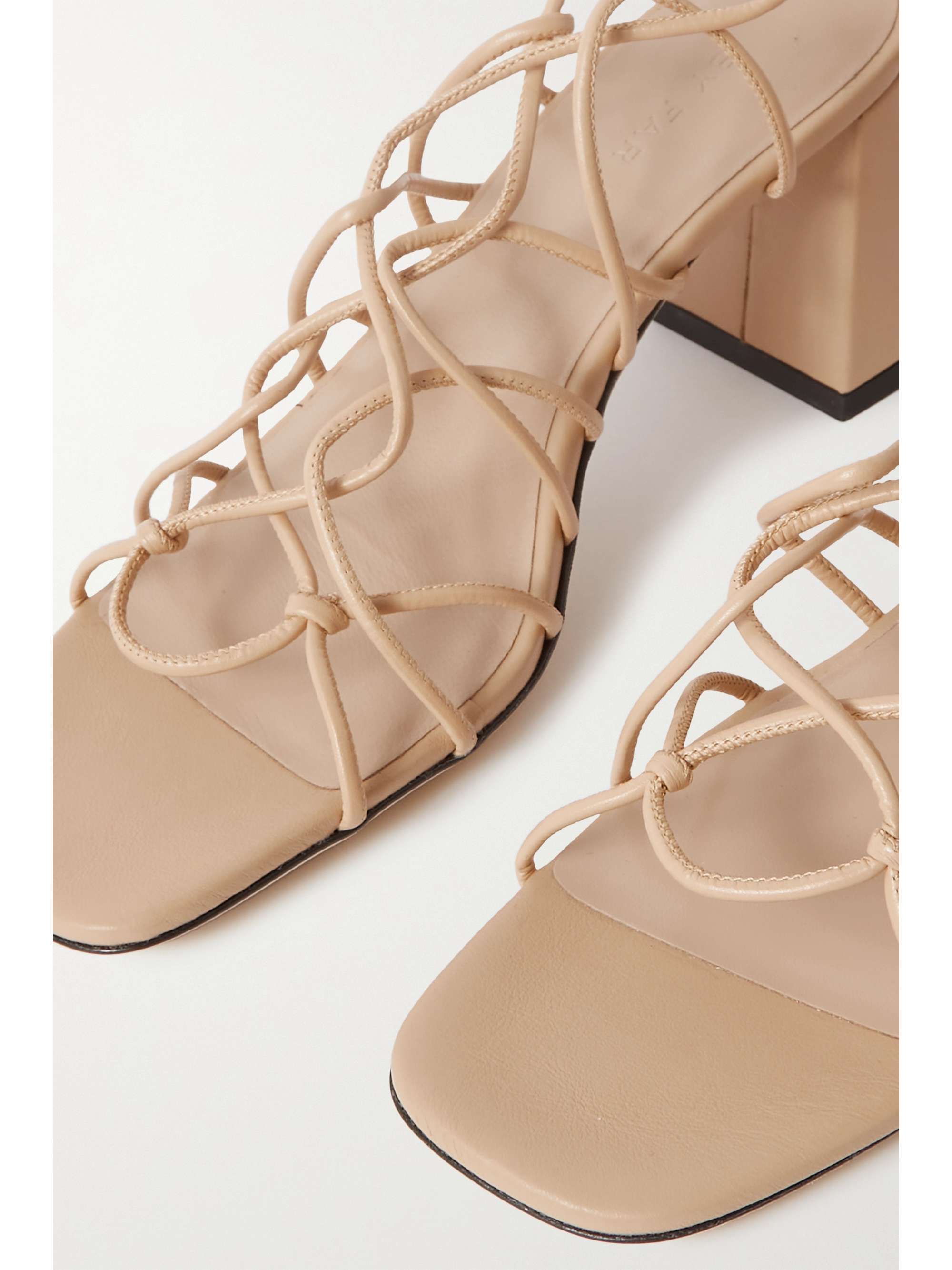 BY FAR Alexander leather sandals