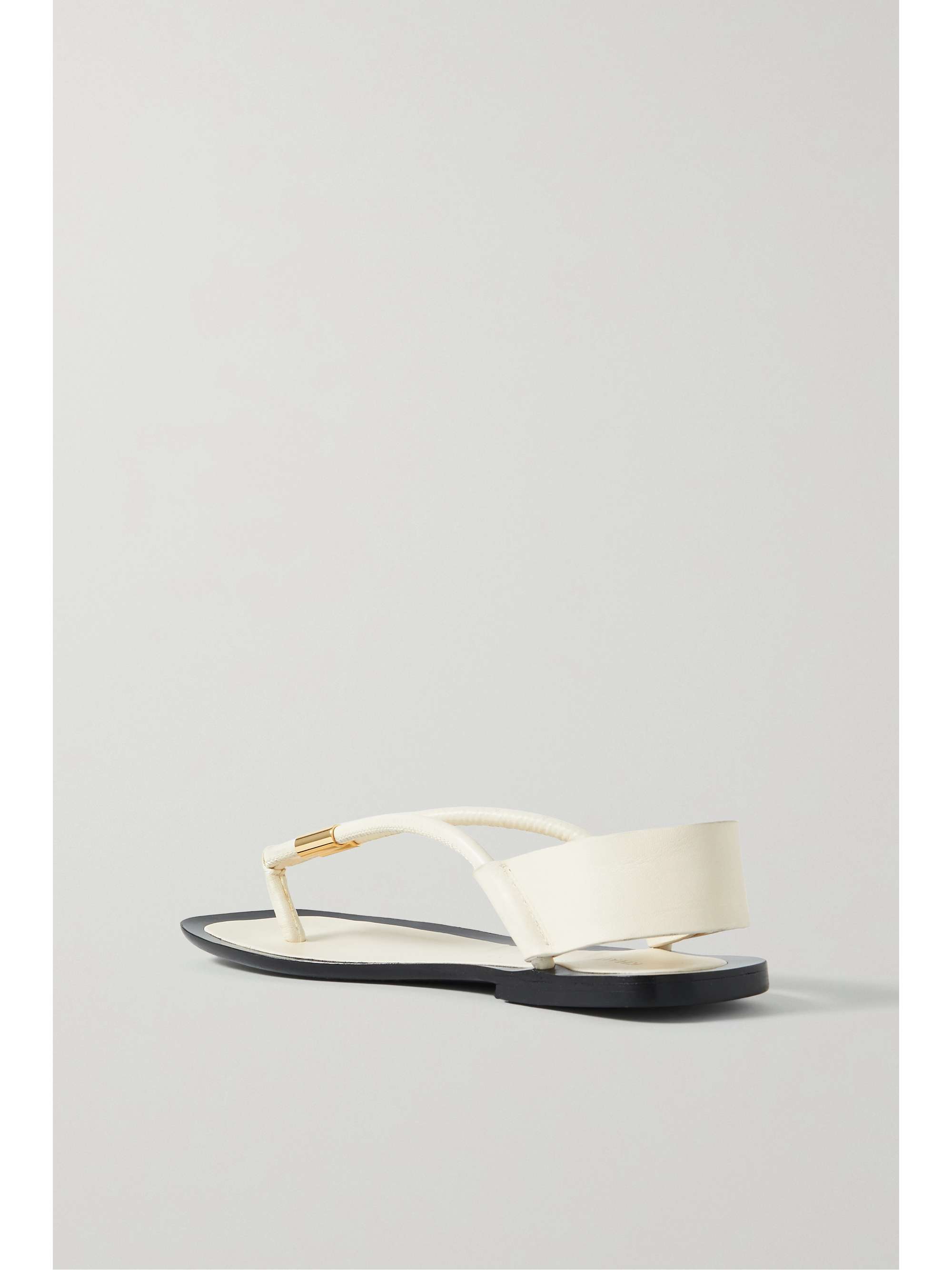 KHAITE Devoe embellished leather sandals