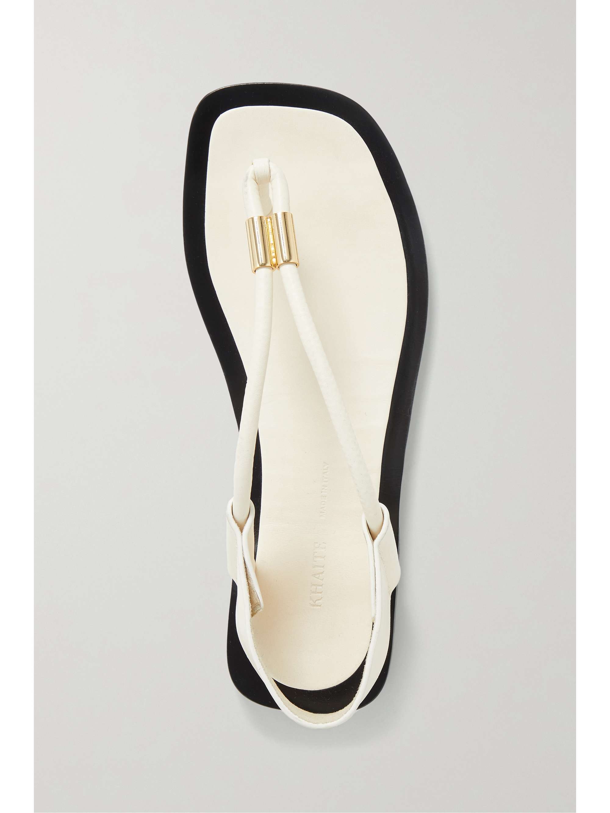 KHAITE Devoe embellished leather sandals