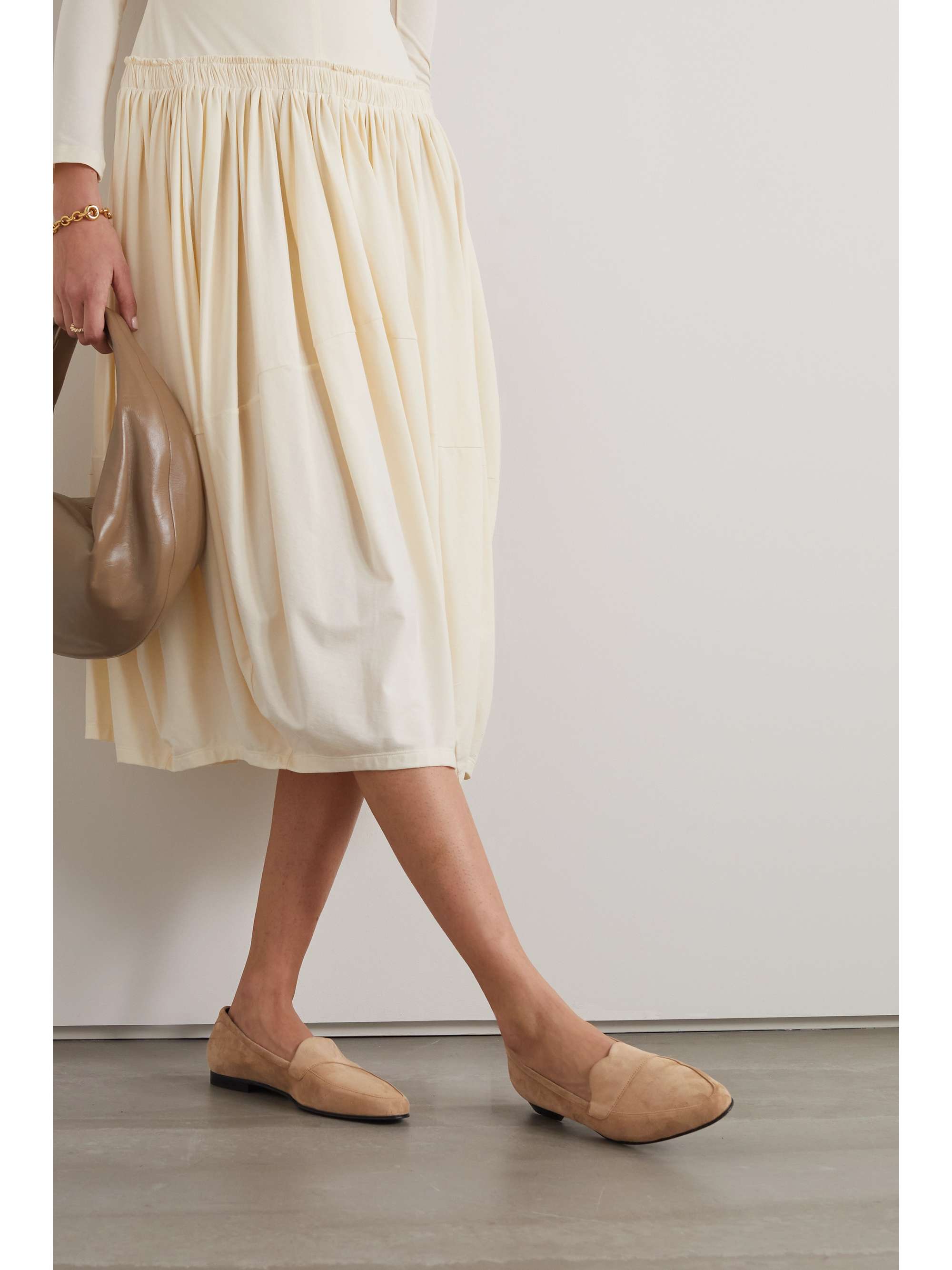 KHAITE Pippen suede loafer