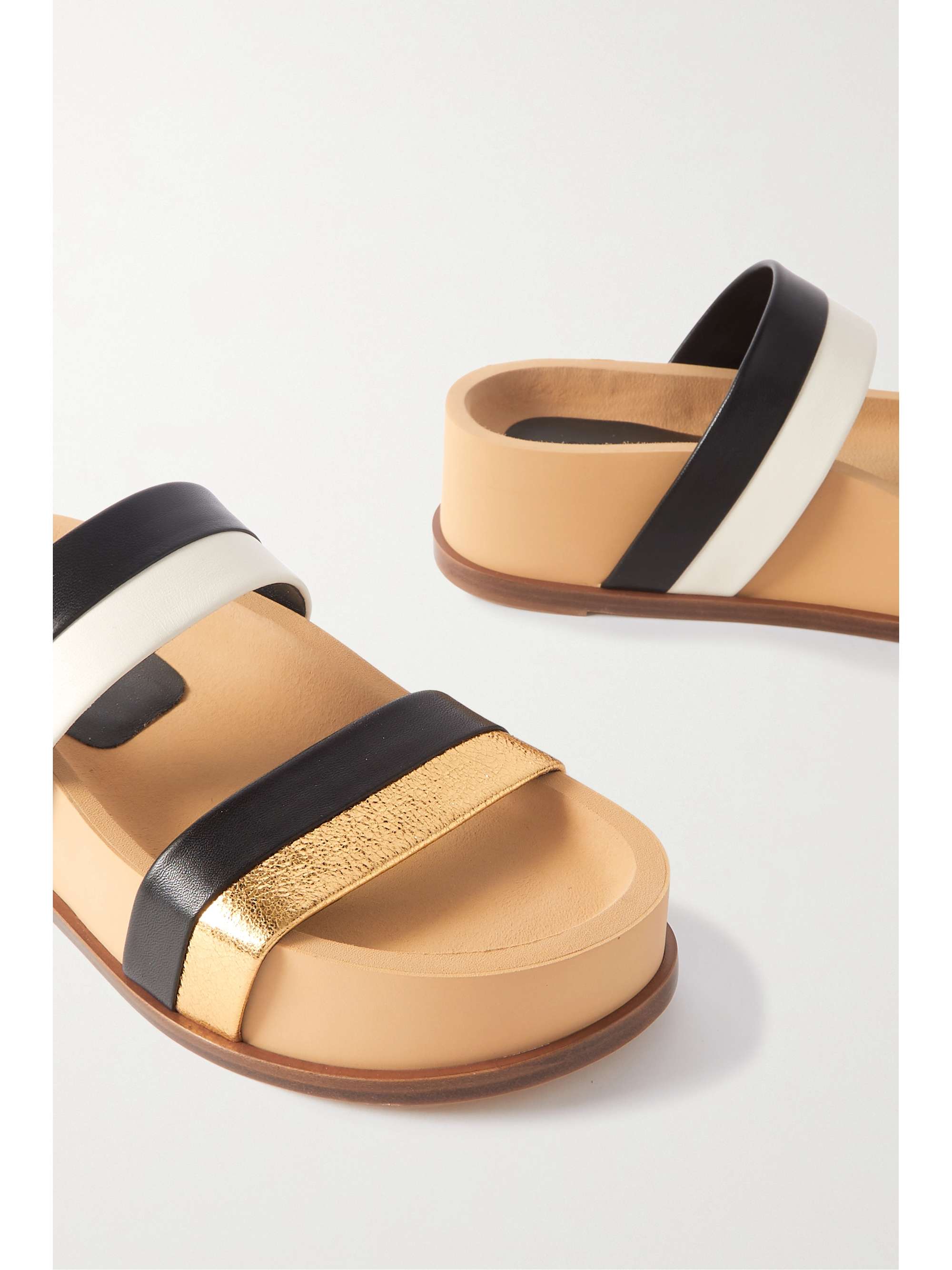 GABRIELA HEARST Striker leather platform slides