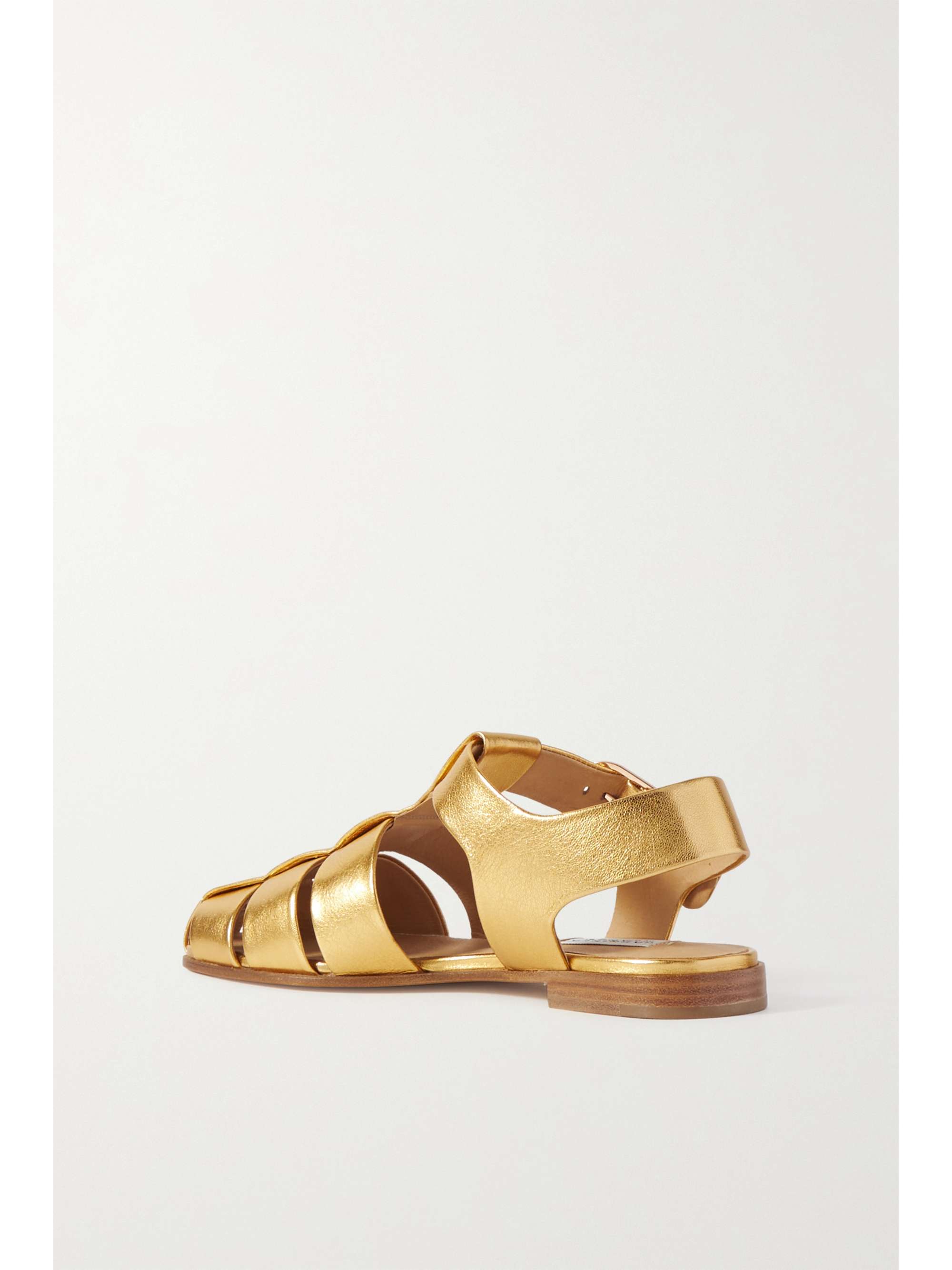GABRIELA HEARST Lynn metallic leather sandals