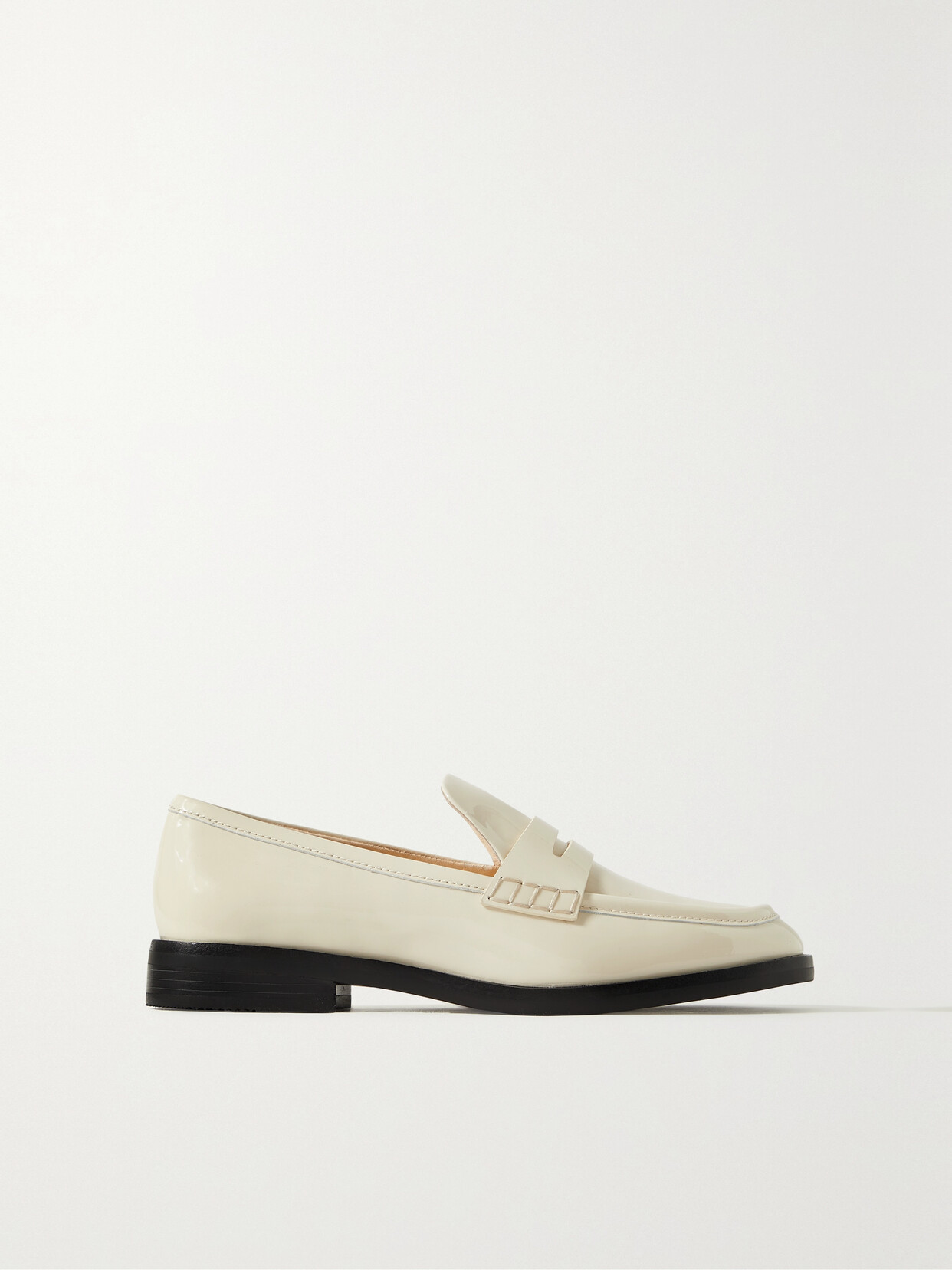 3.1 Phillip Lim - Alexa Patent-leather Loafers - Cream